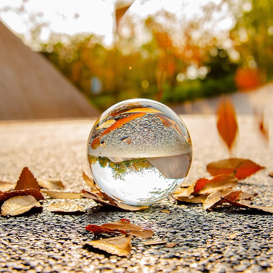 200mm 7.87″ Clear Crystal Ball Large Sphere Free Stand Venue Decoration