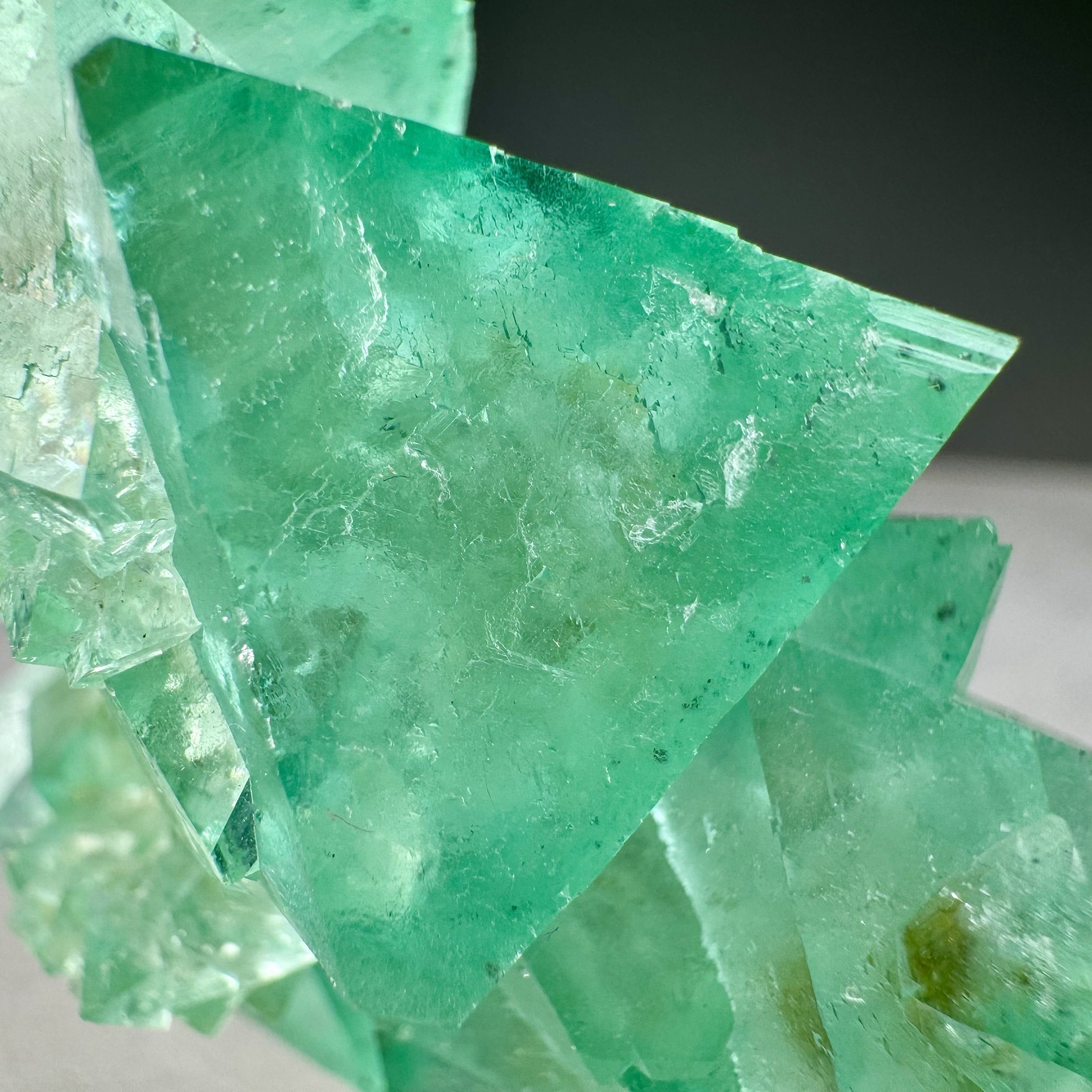 Fine Fluorite Crystals: Riemvasmaak, Northern Cape Province, South Africa