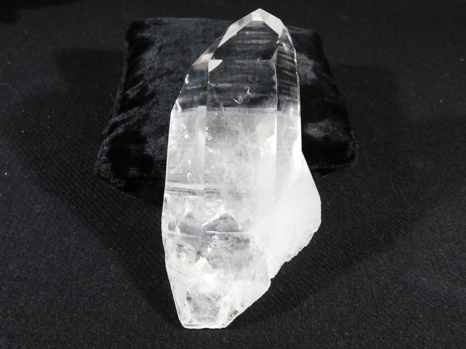 Larger! Translucent LEMURIAN Quartz Crystal TWIN From Brazil 335gr