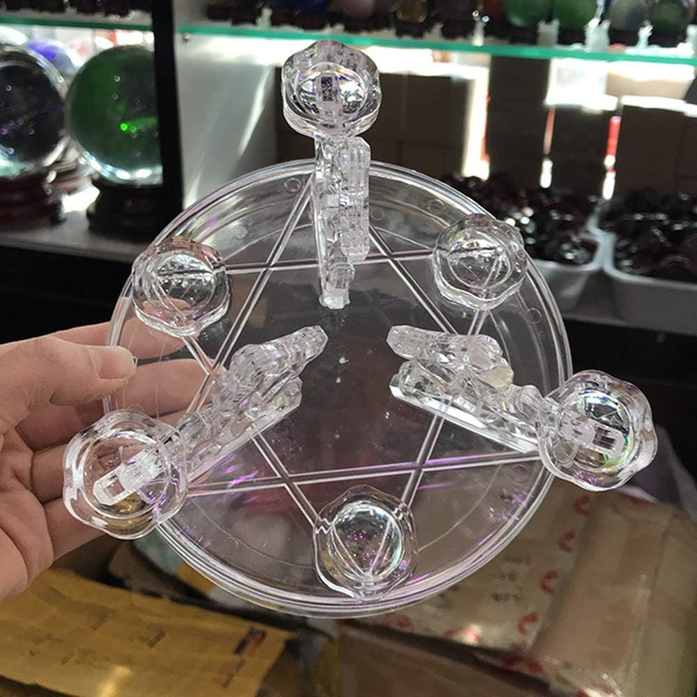 Acrylic Crystal Ball Base Display Stand Transparent Glass Sphere Ball Holder