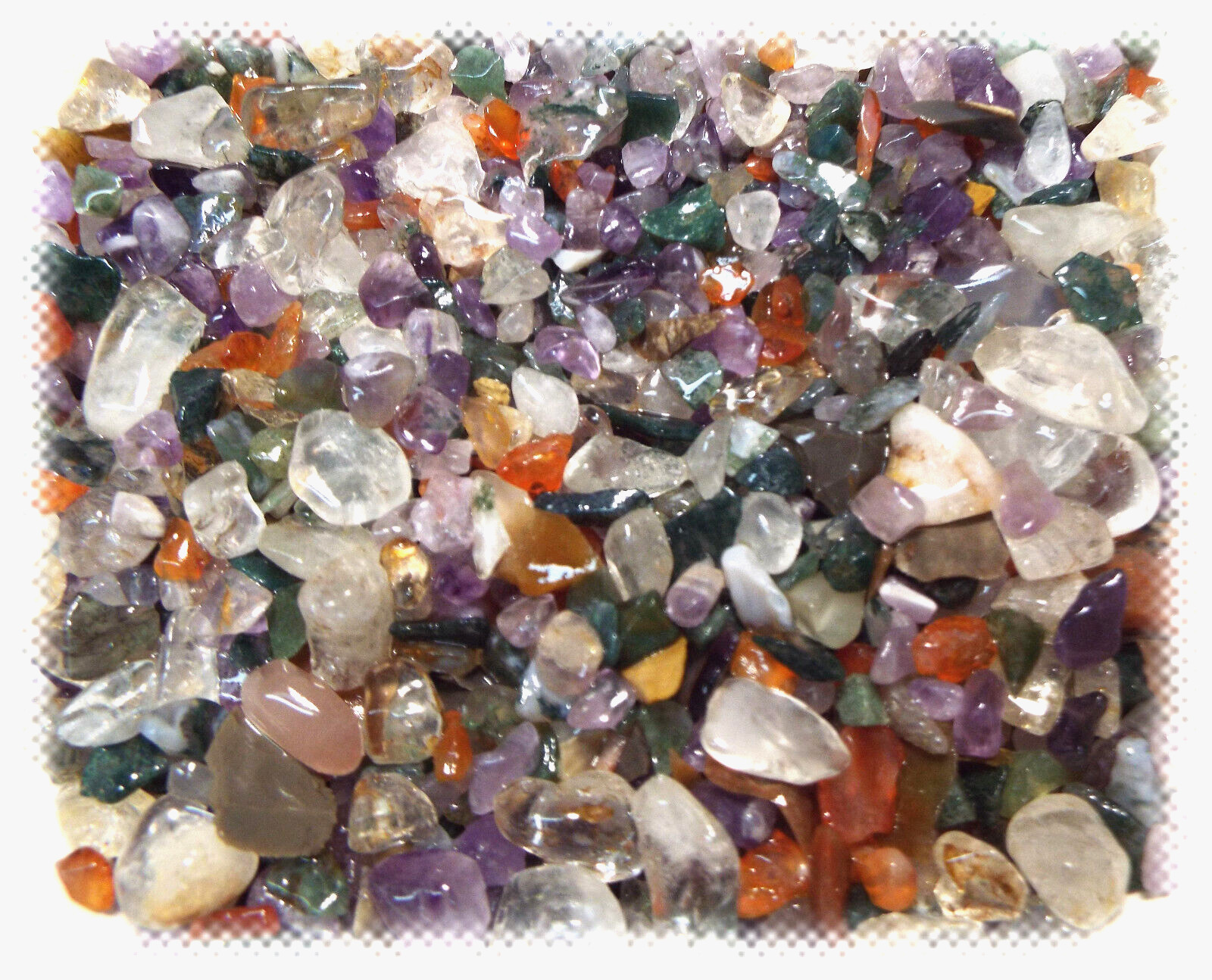 10 POUNDS – Mixed Small Sizes Tumbled Polished Natural Stones GREAT FOR CRAFTS