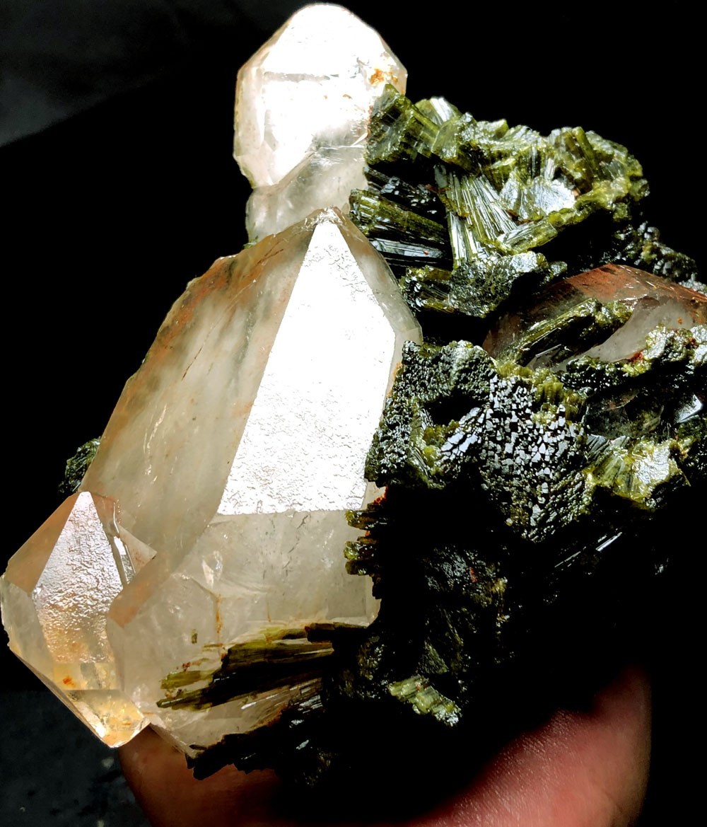 1968g Epidote Crystal Raw Rough Gems-Stone of Awareness&Cognitive Ability u40