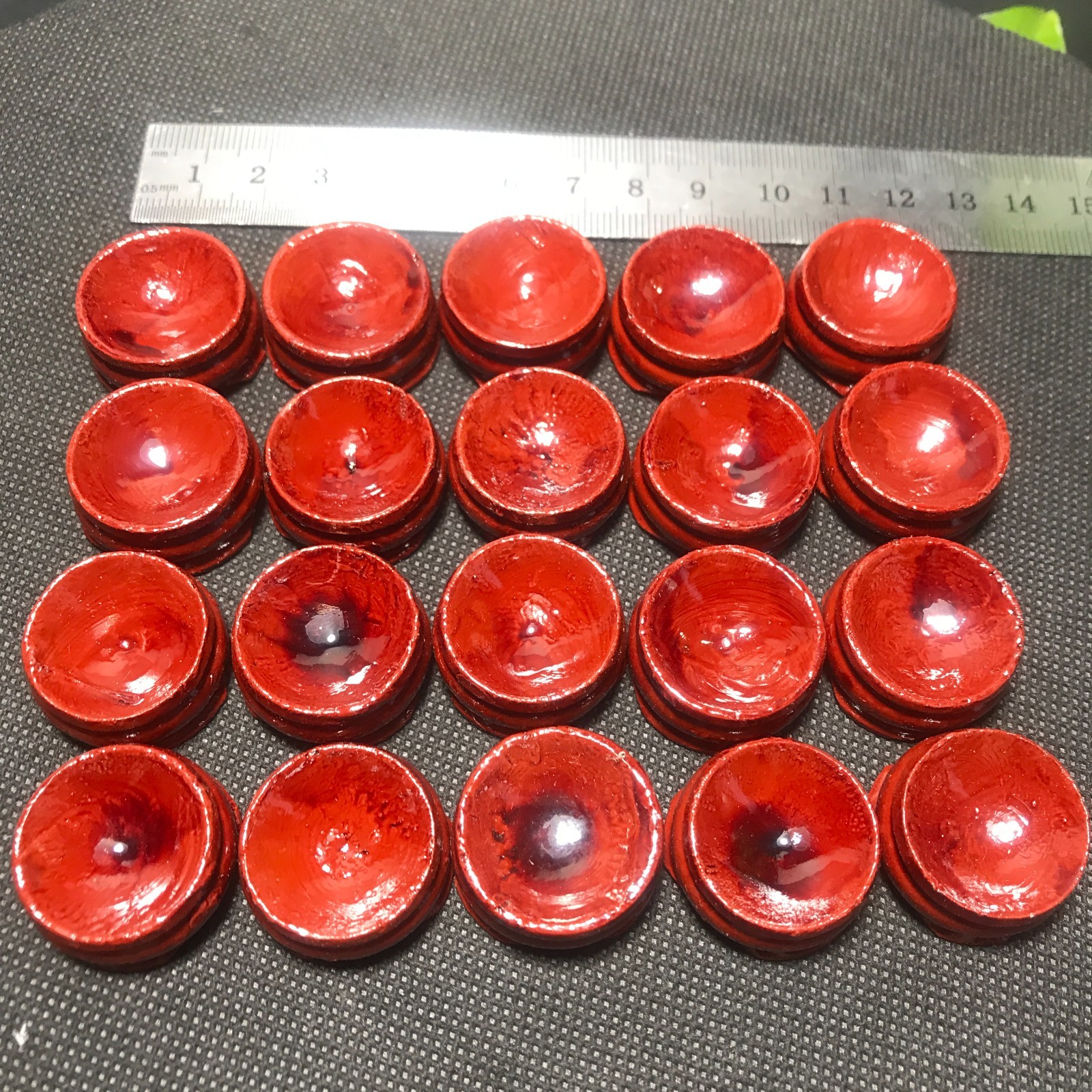 10pcs 10pcs Red Wood Display Stand For 25MM Crystal Ball Sphere Holder wholesale