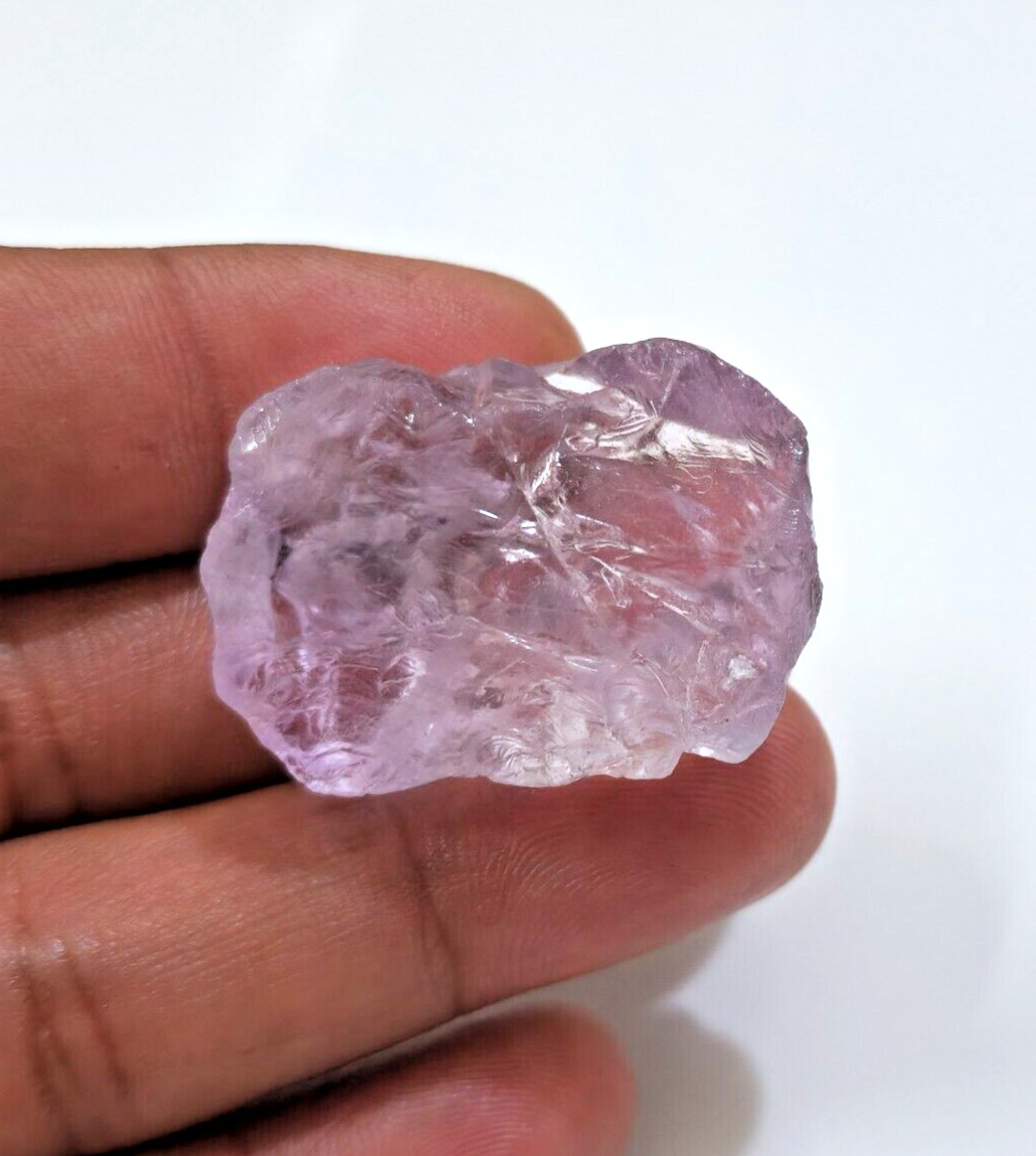 Terrific Raw 109 Crt Pink Amethyst Rough Rare Loose Gemstone For Making Jewelry