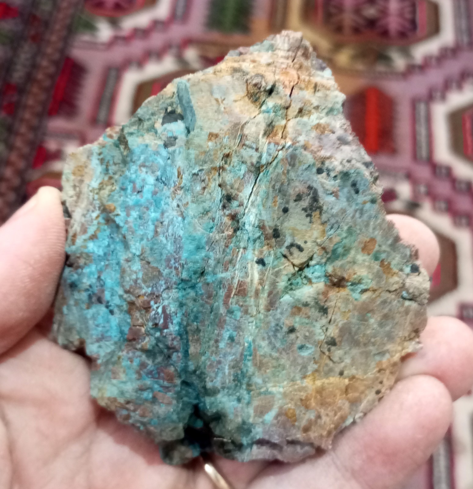 Gorgeous Colors Blue Laterite Cobalt Ore