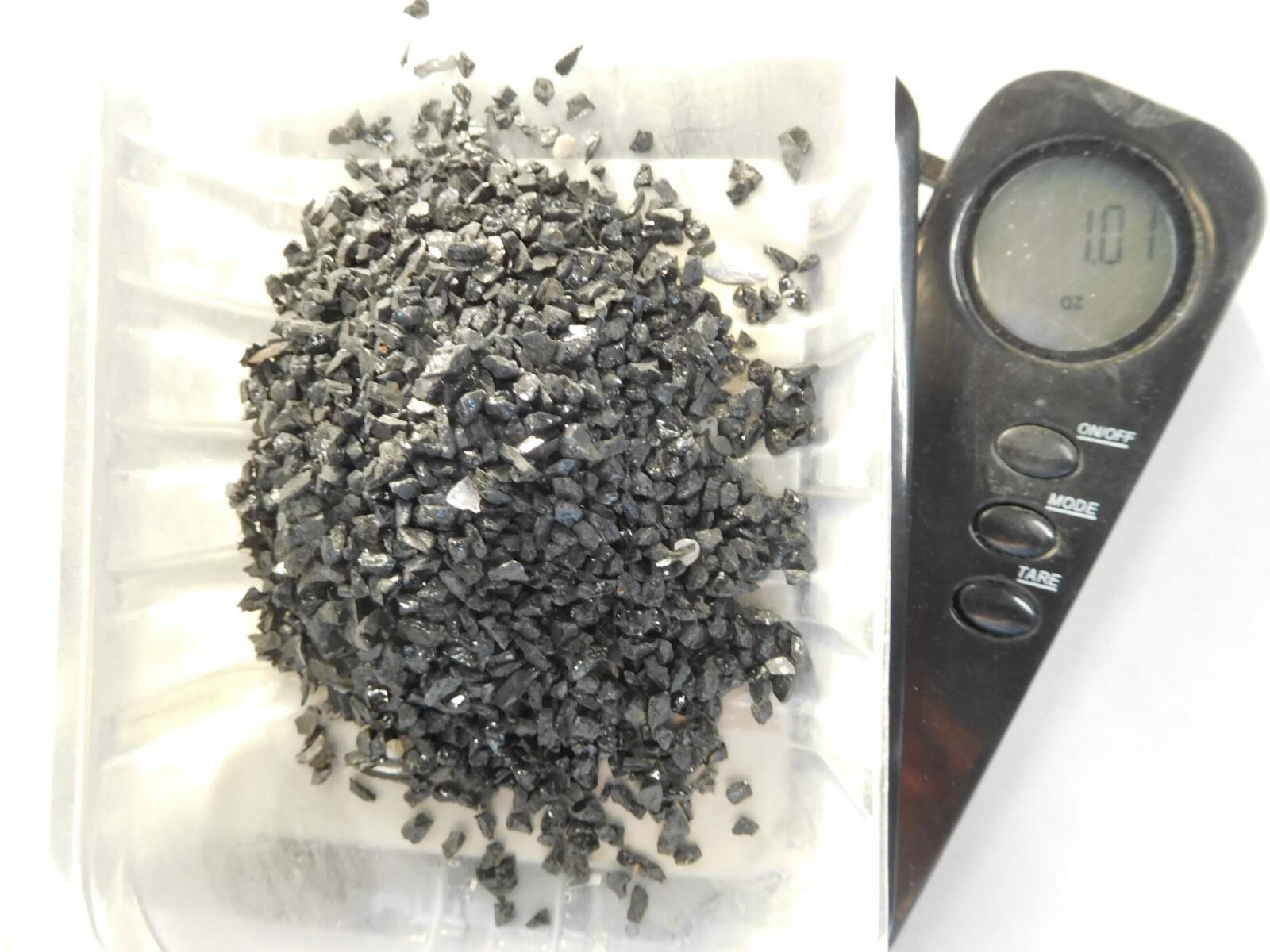 Black Tourmaline – Just Above 2mm – no powder – Crystal Protection Good Health
