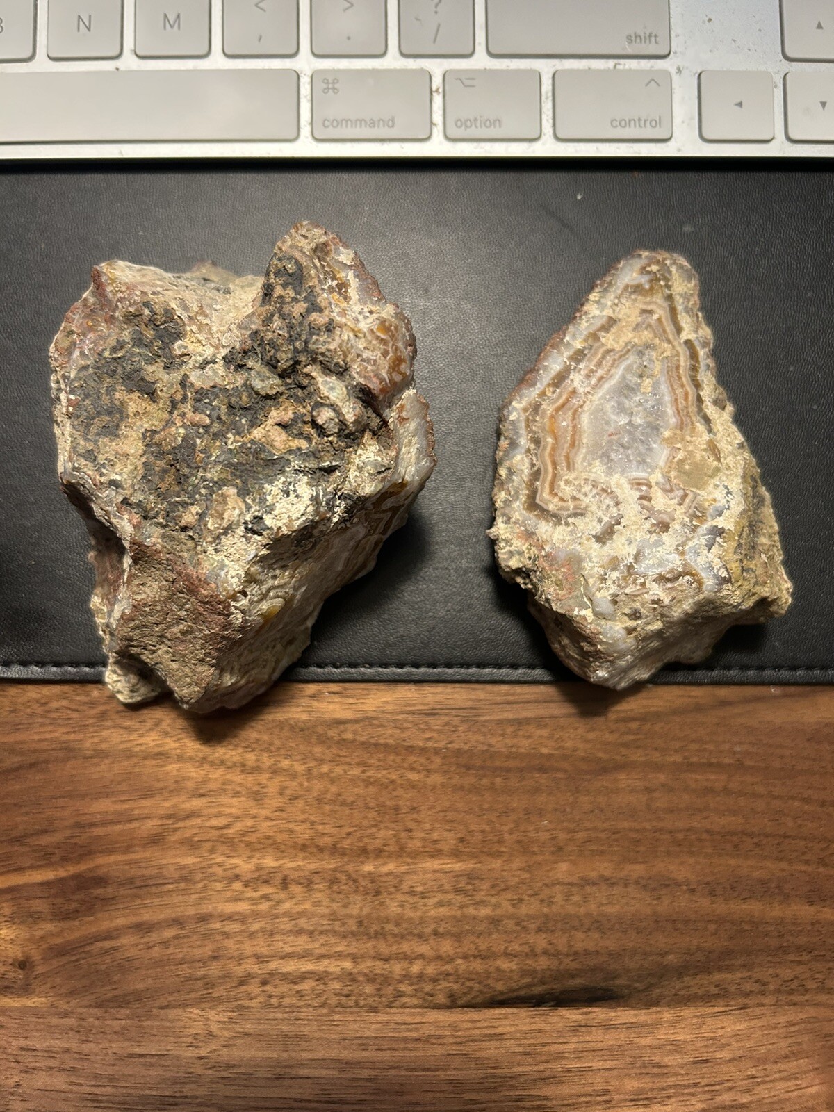 Stunning Moroccan/ Morocco Agate Pair