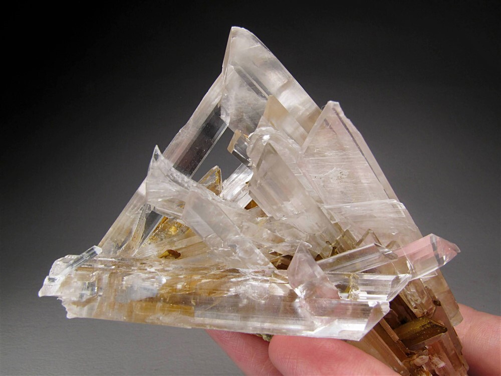 Gypsum var. Selenite Qinglong Mine Guizhou Province, China
