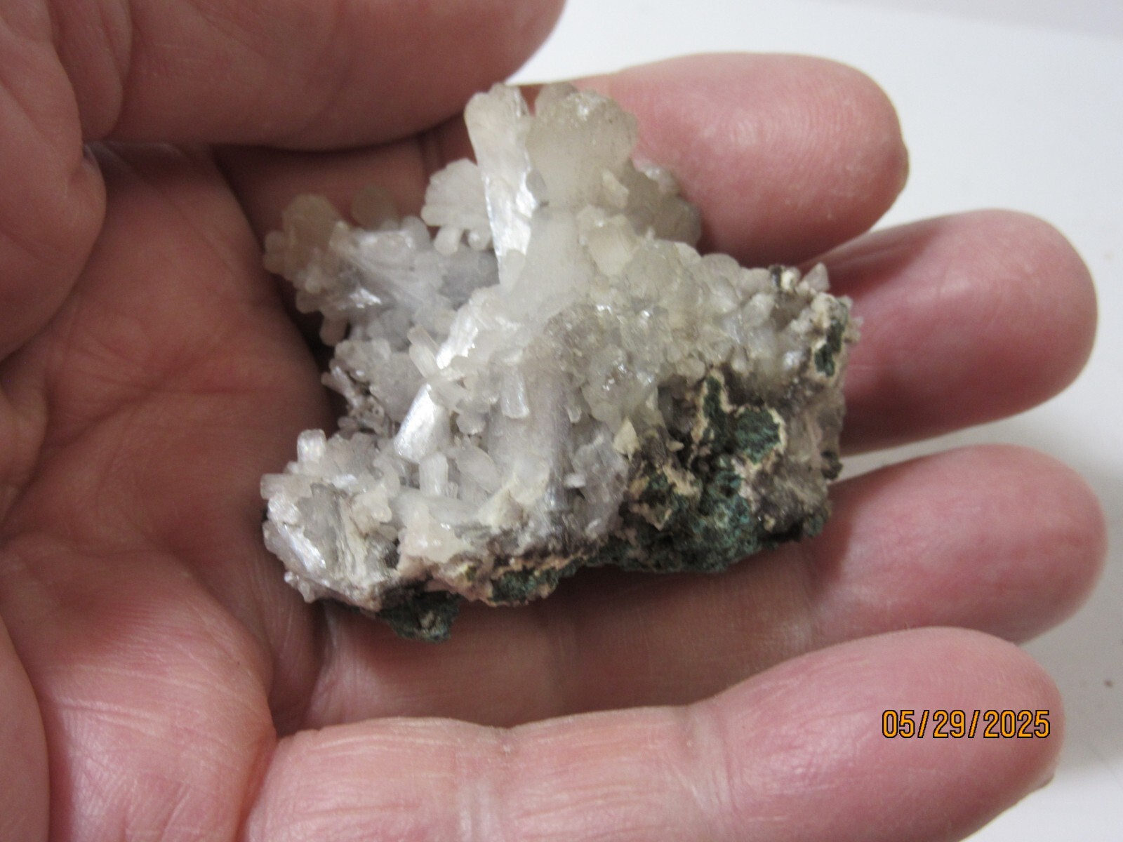 Dark Apophyllite Cluster Zeolite on Matrix 1 7/8″ Collectible DACZMC-174