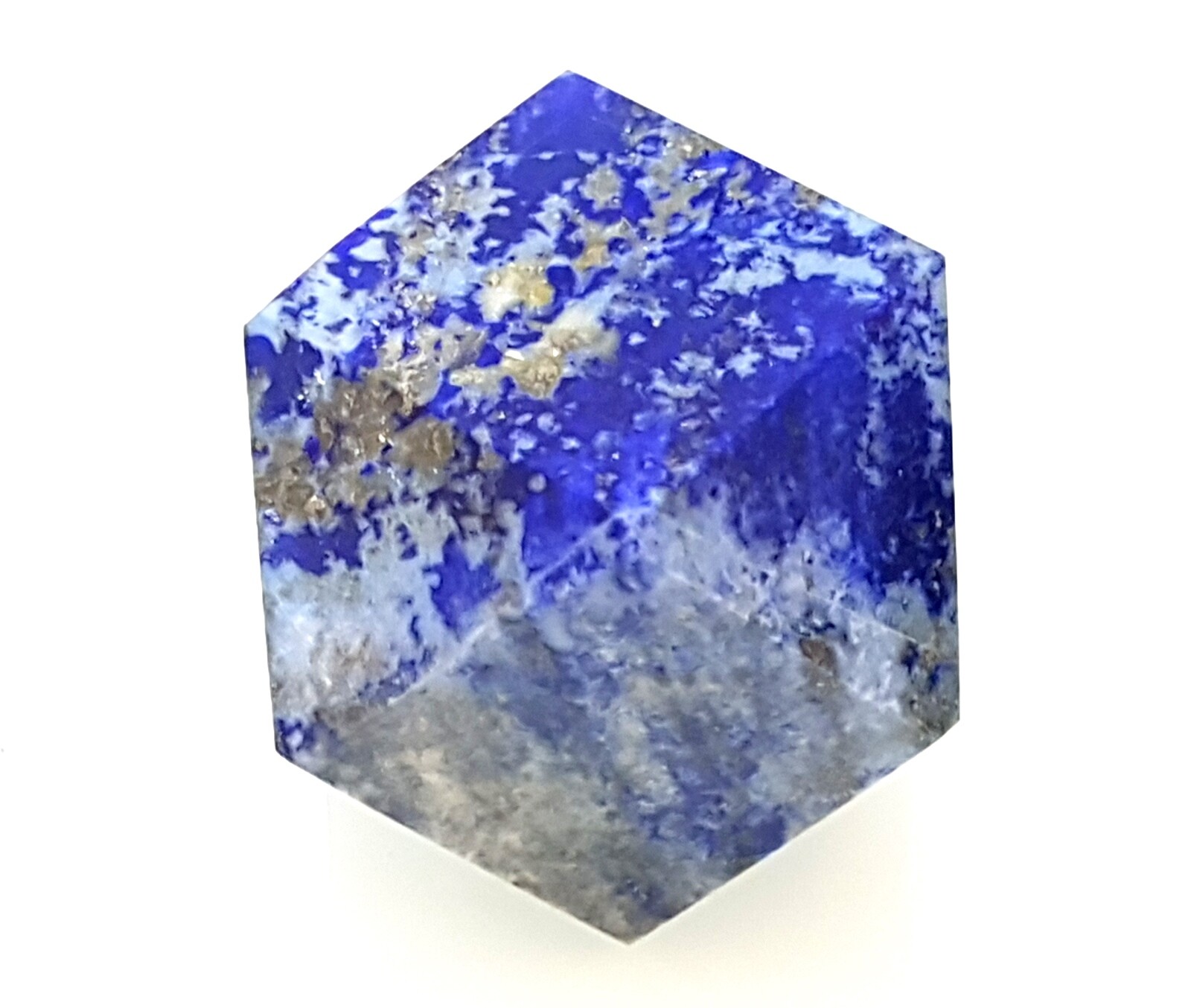 Big Lapis Lazuli Icosahedron 12 face 30 corner Geometry throat chakra cube