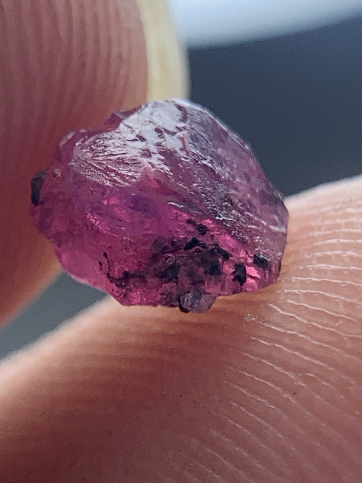 1.10 Crts Extremely Rare Stunning Facet Grade Pink & Blue Winza Sapphire @winza