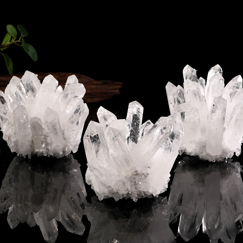 200-300g Natural Clear Quartz Cluster Crystal Point Gemstone Geode Specimen Gift