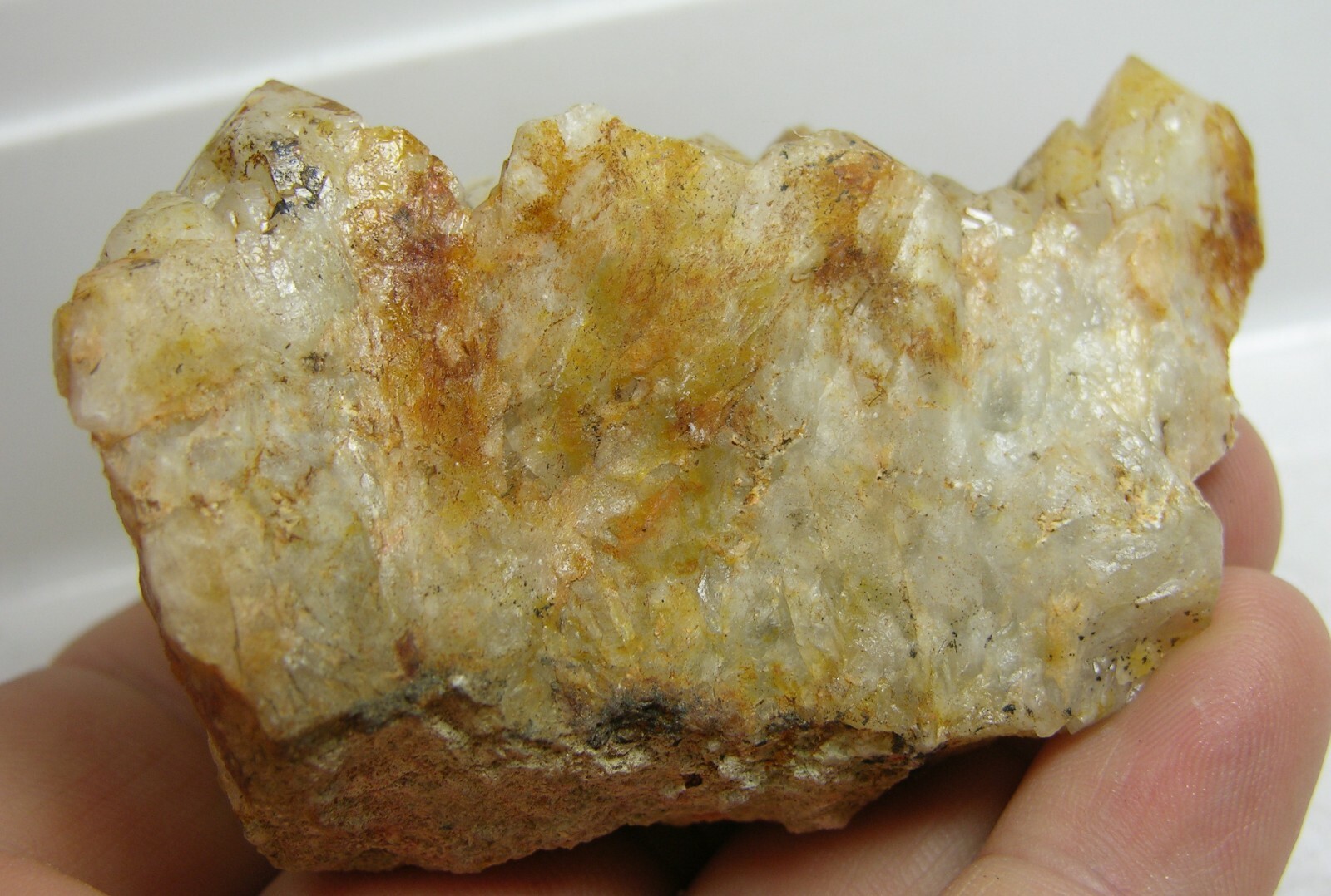 #2 70.00mm Natural South Carolina USA Iron Oxide on Quartz Specimen 2 11/16 in