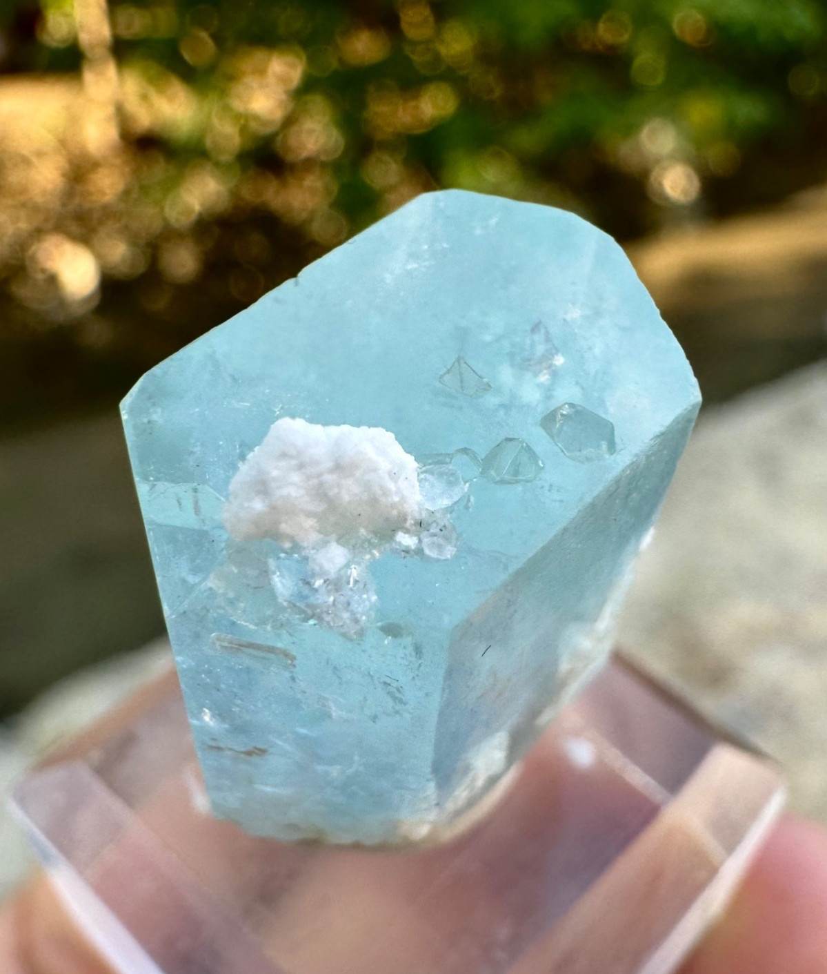 Natural Sky Blue Terminated Aquamarine Combine Crystal , 40 Carats @ Minerals