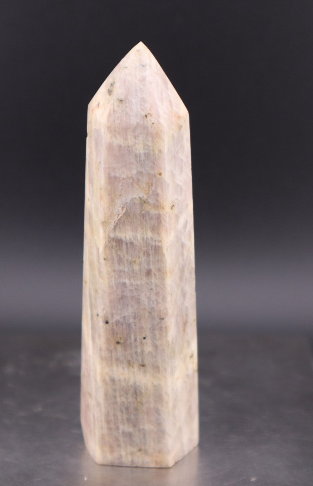 MOONSTONE POINT 3.75 INCHES TALL/ 102.7 GRAMS