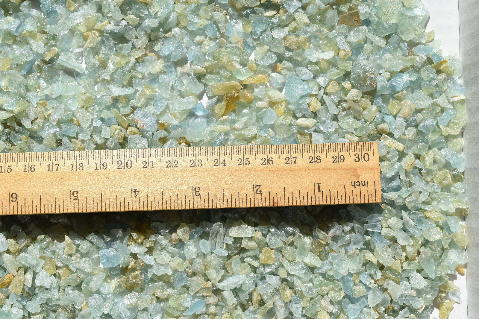 WHOLESALE Aquamarine / Beryl Chips Art Grids Orgonite Africa 700 grams # 5641