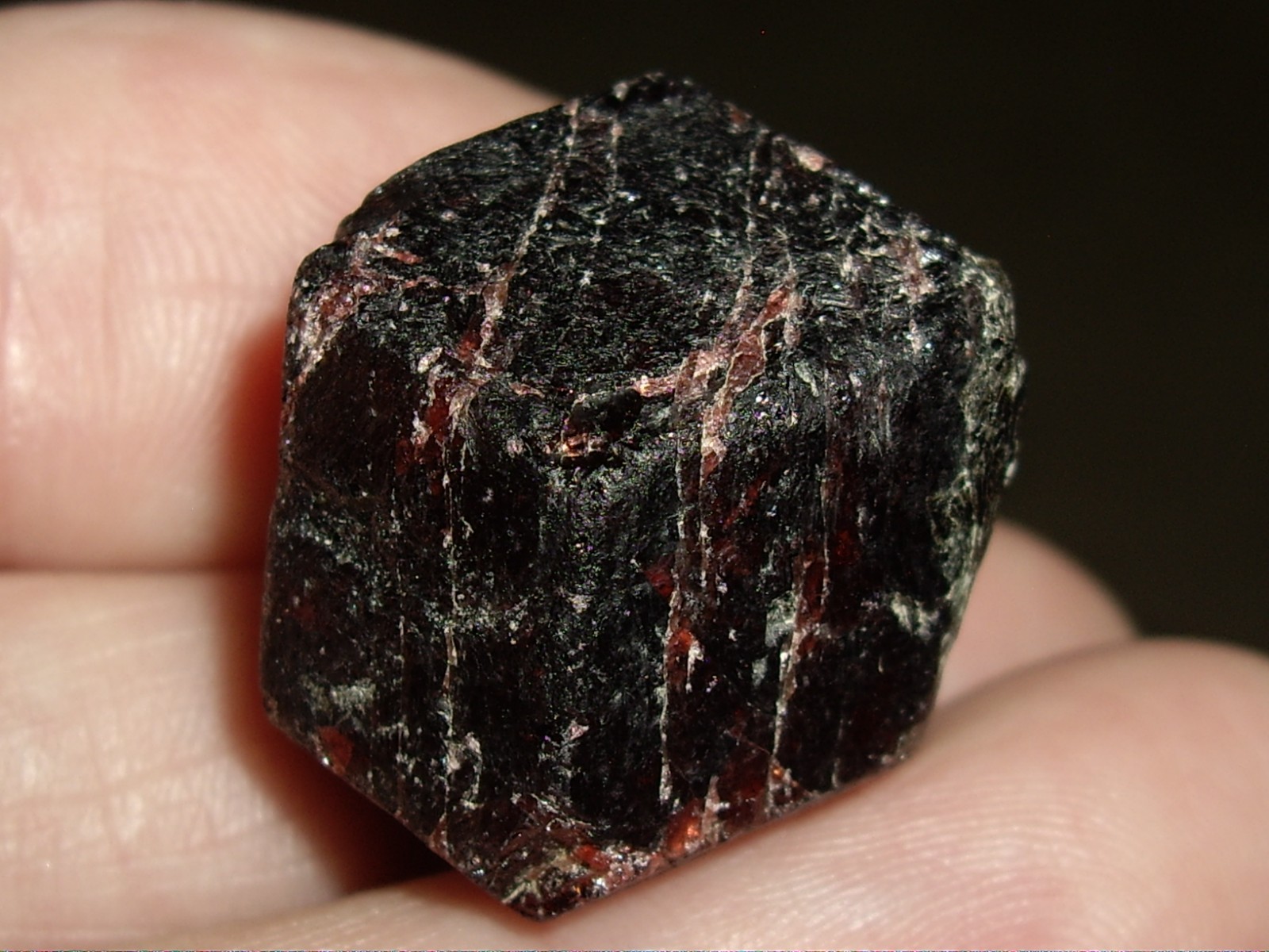 Deep Red Medium Large Almandine Garnet Crystal 25.5g