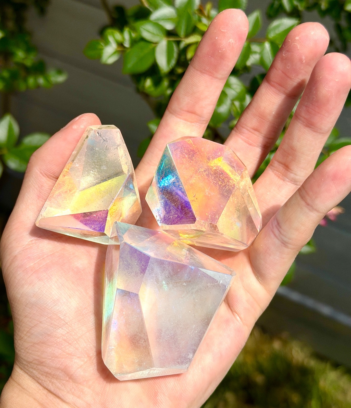 Wholesale Lot 2 Lbs Angel Aura Quartz Freeform Crystal Healing Energy