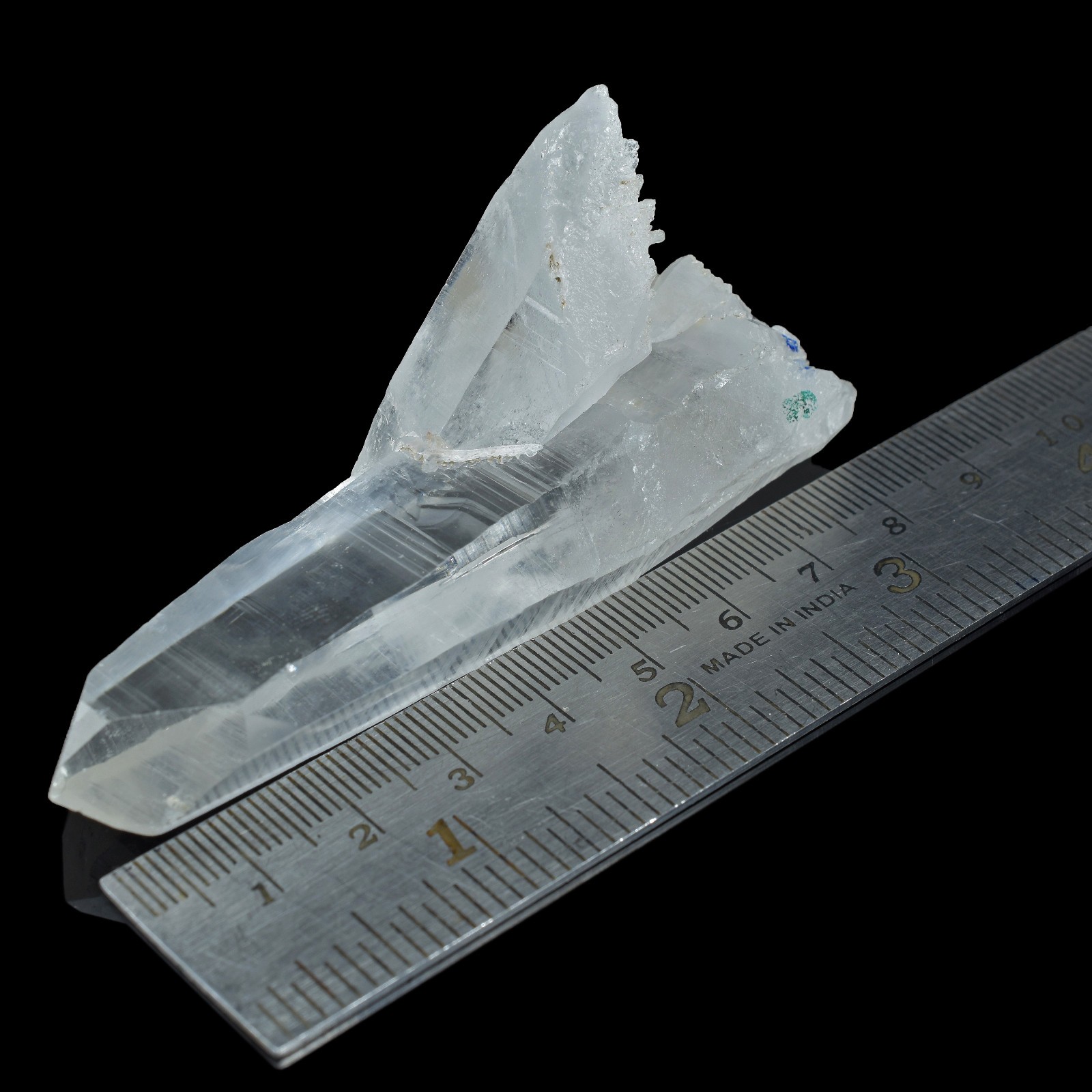 HIMALAYAN GLACIER TEMPLE DOW MANIFESTATION QUARTZ LEMURIAN SEED CLEAR CRYSTAL.