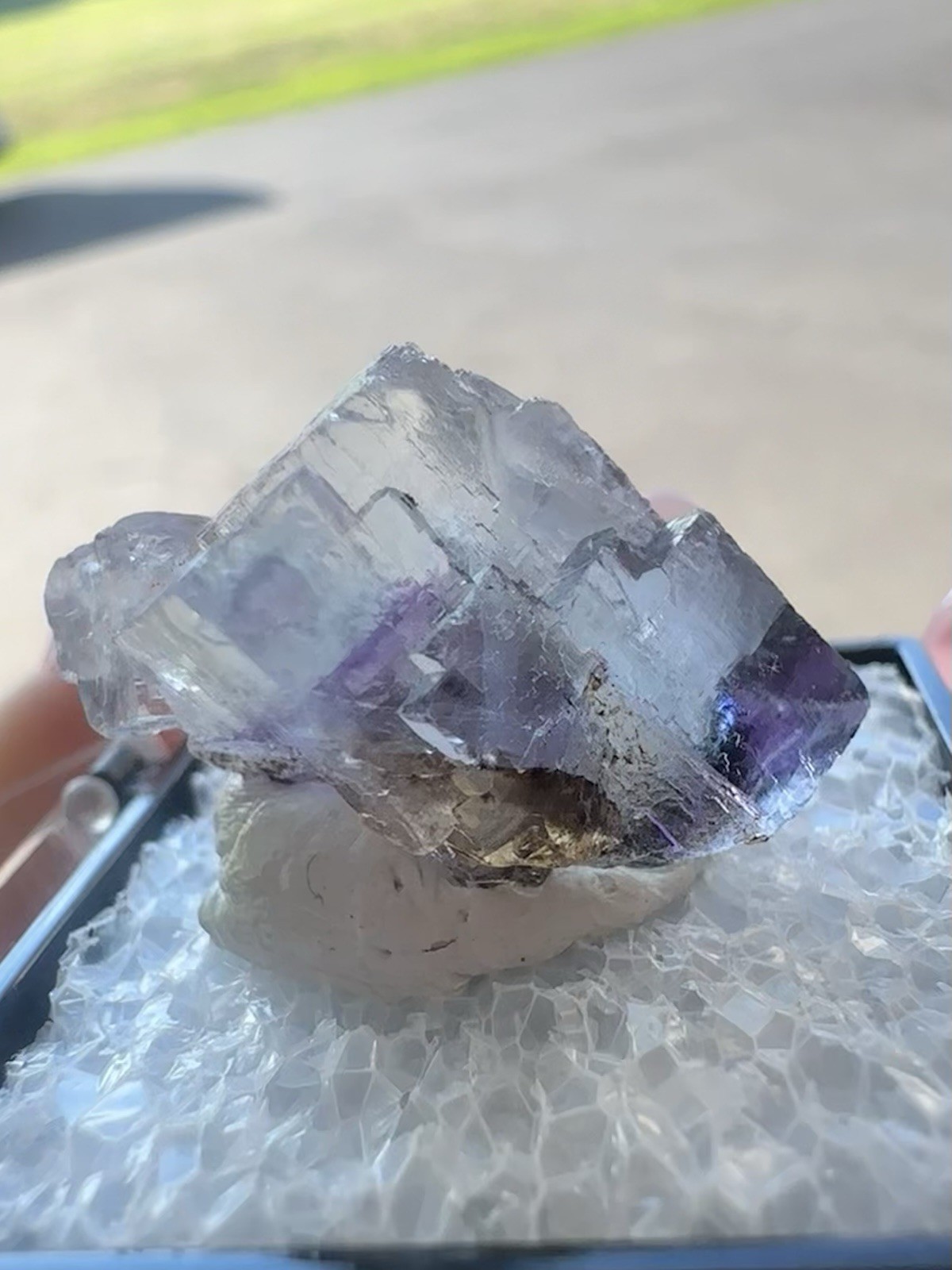 Etched Purple And Blue Fluorite, Minerva No. 1, Illinois