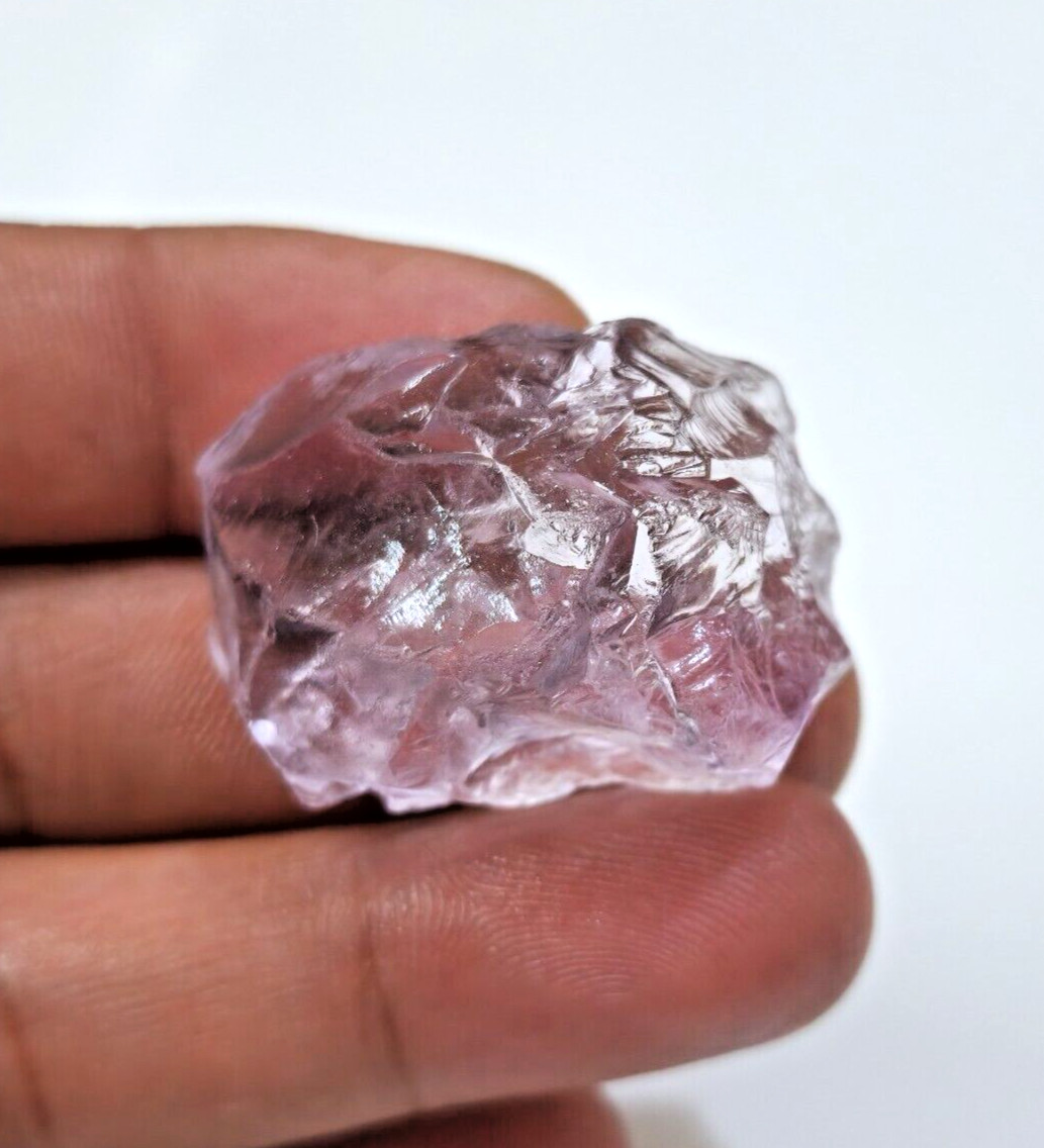 Terrific Raw 109 Crt Pink Amethyst Rough Rare Loose Gemstone For Making Jewelry
