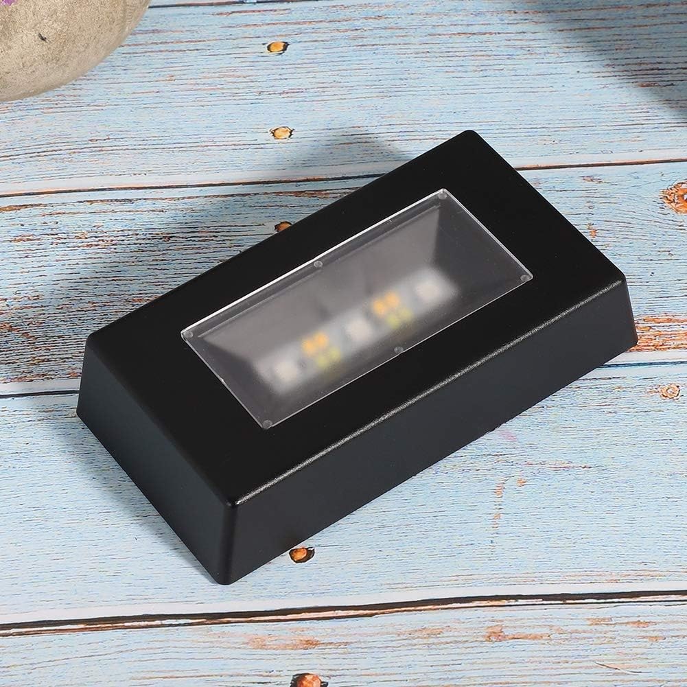 7 Color LED Light Display Base for Crystal, Glass Art, Jewelry, USB Powered
