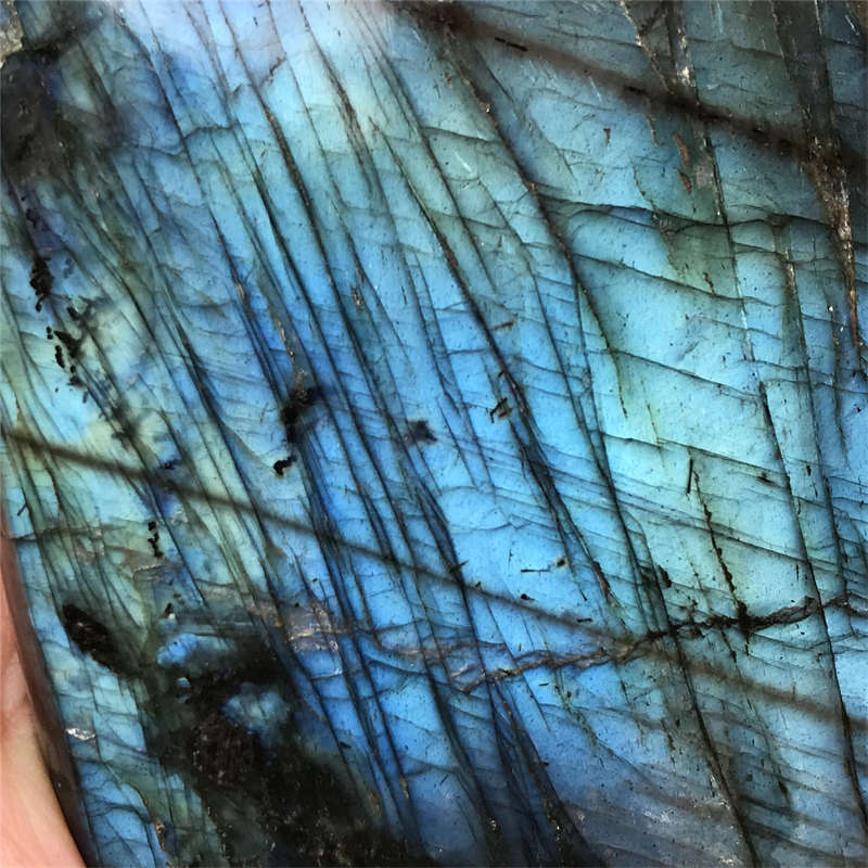 1.18kg Natural Labradorite Quartz Crystal Spectrolite Mineral Reiki healing