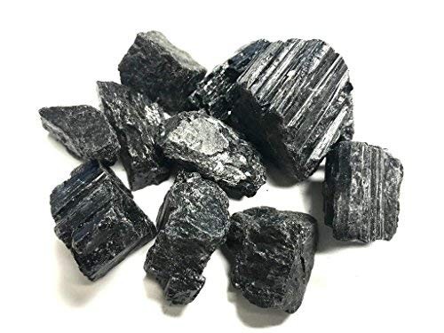 Rough Black Tourmaline Stones Large 1″ Pieces 1/2 lb Healing Crystals Gemstones