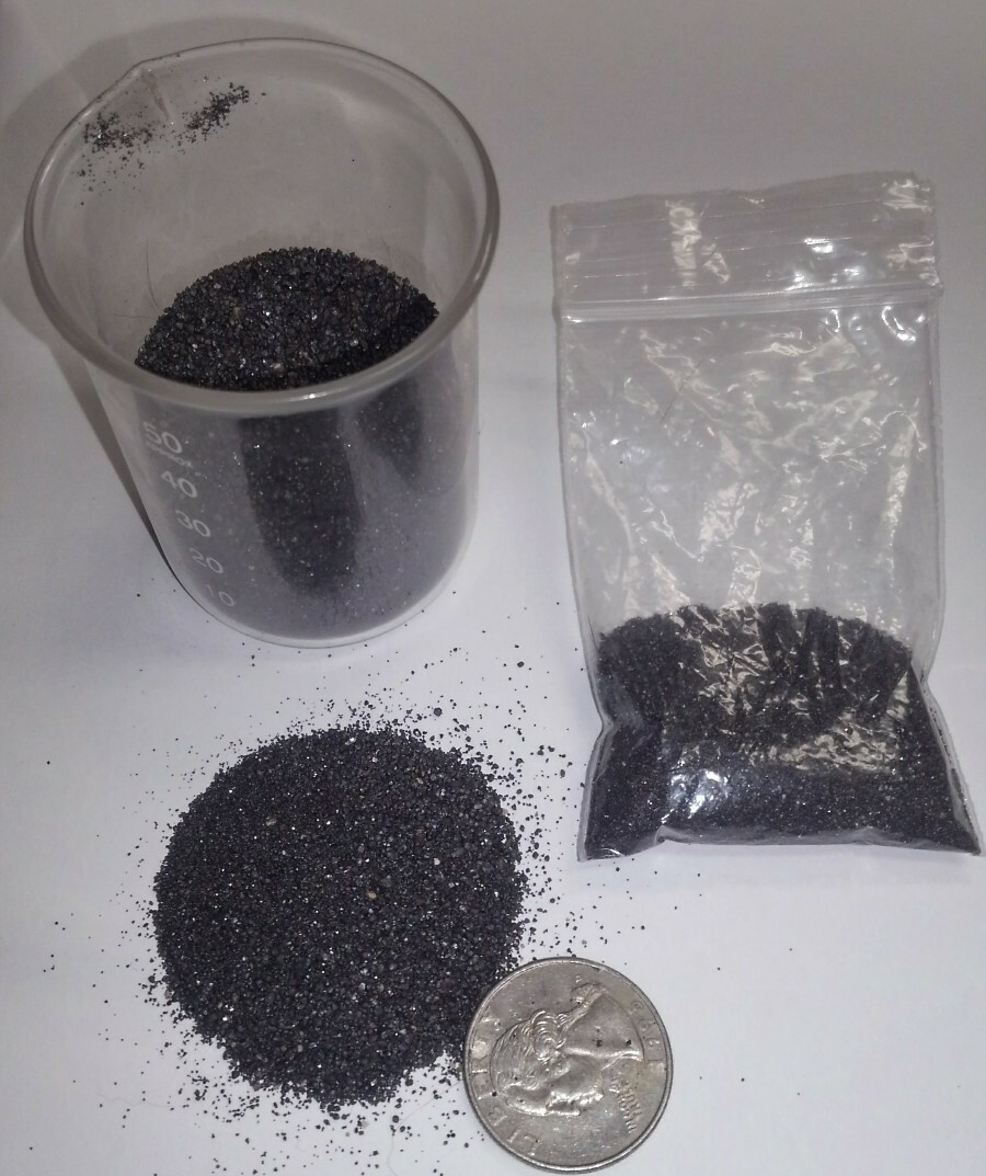 31.1 Grams+ Magnetic Sand Magnetite High Grade Iron Ore For Collectors Science