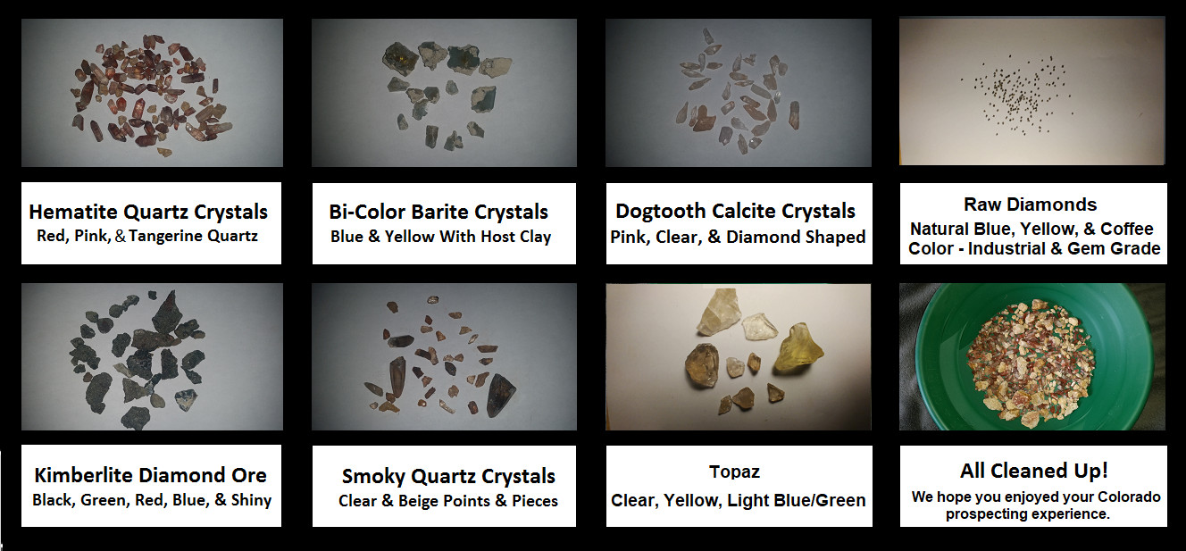 Colorado Crystal & Gemstone Paydirt – Rare Crystals, Gems, Diamond, Topaz & More
