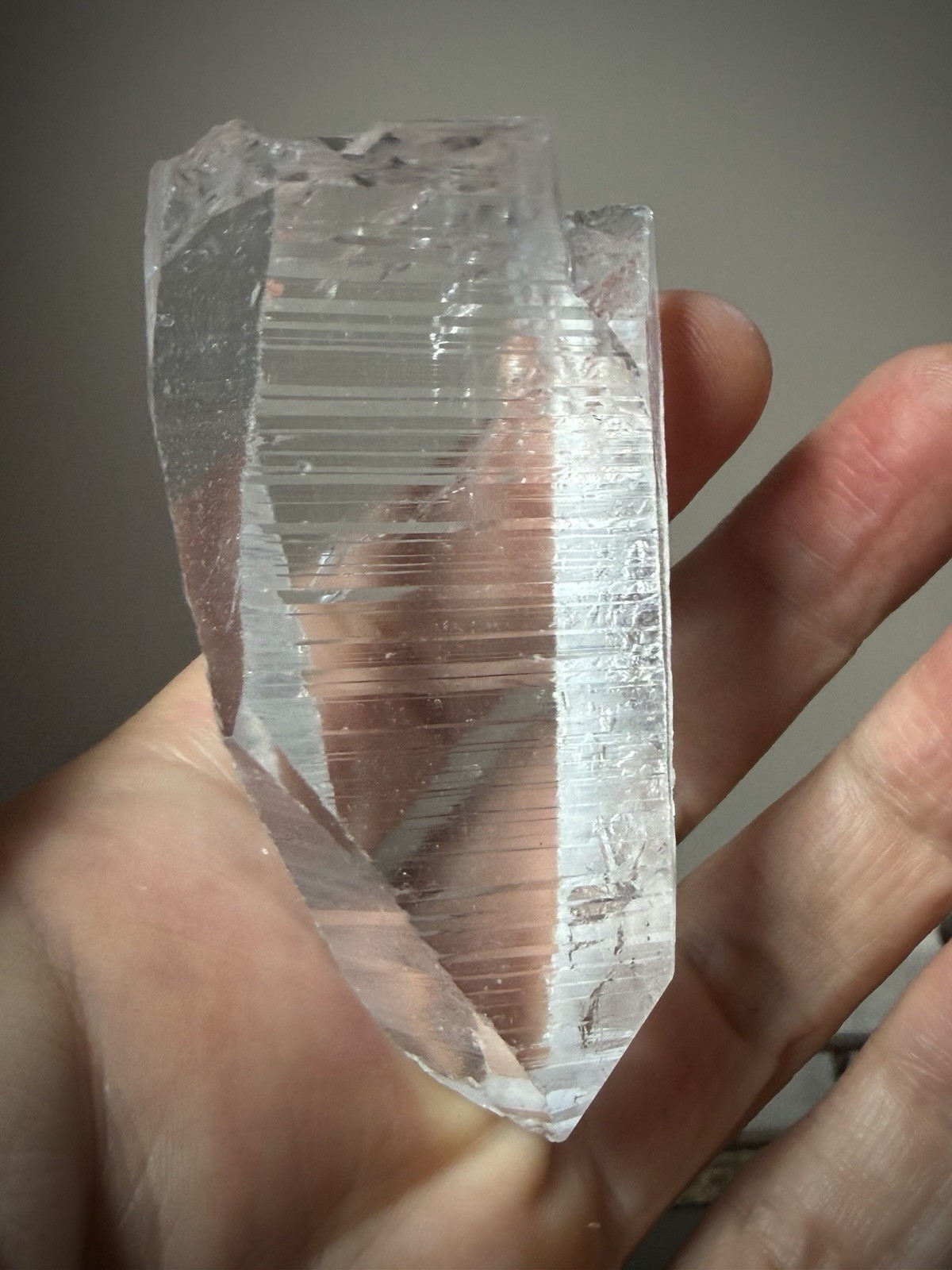 Lemurian Quartz Crystal Optical Quartz Self Healed Quartz Brazil Crystal