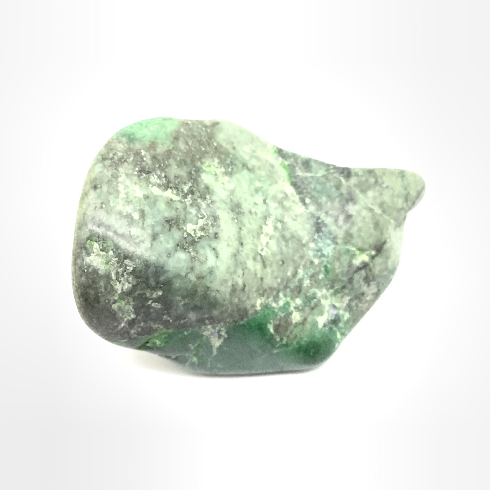 Siberian Jadeite Cobble Chromium Green Jadeite Jade Stone Specimen Siberia 445g