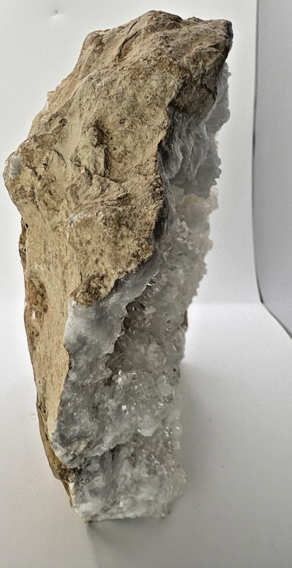 Large 5lb Quartz Geode Cluster Self-Standing Natural Crystal Display Specimen