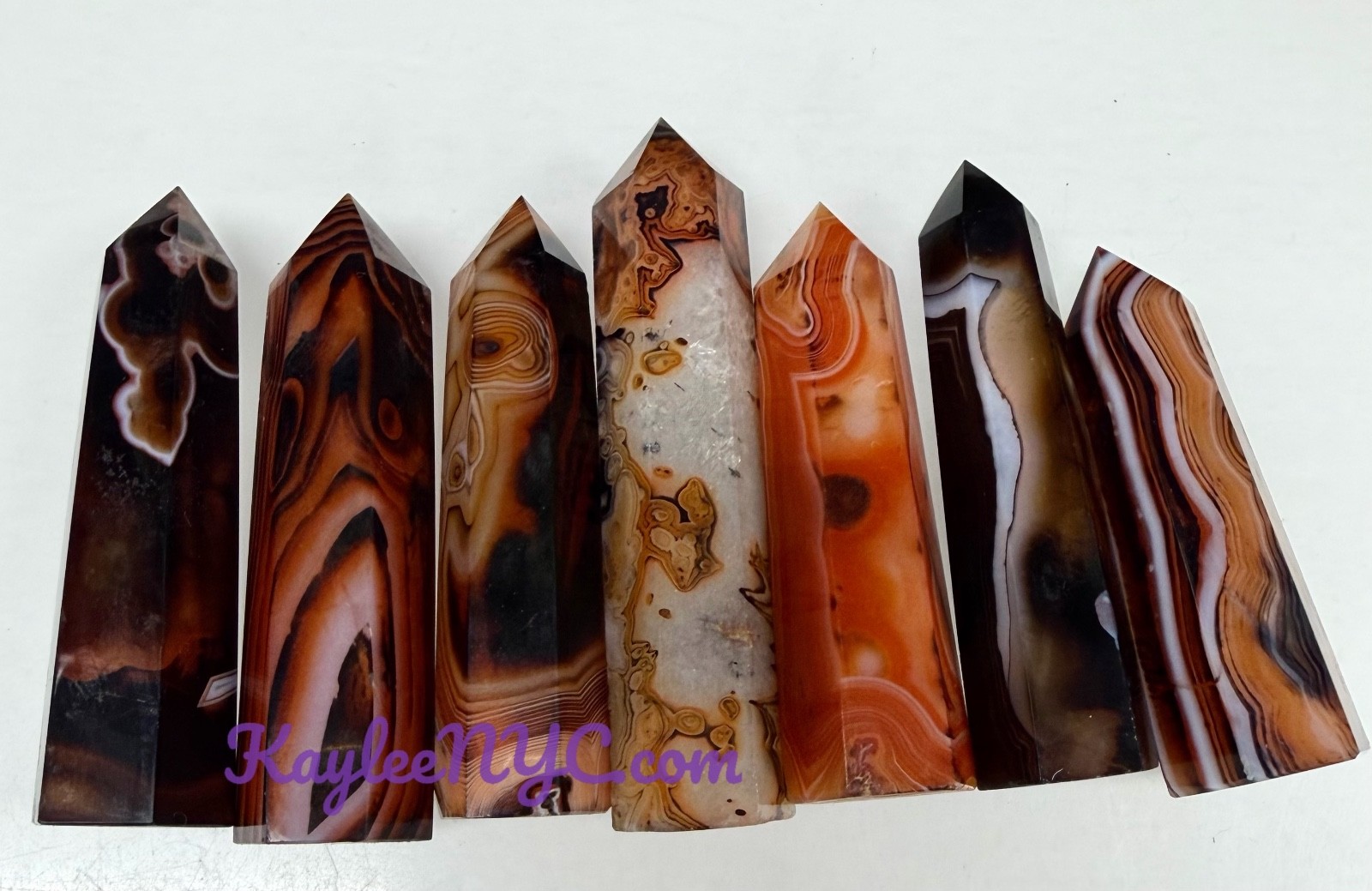 Wholesale Lot 1 lb Natural Sardonyx Obelisk Tower Point Crystal Healing Energy