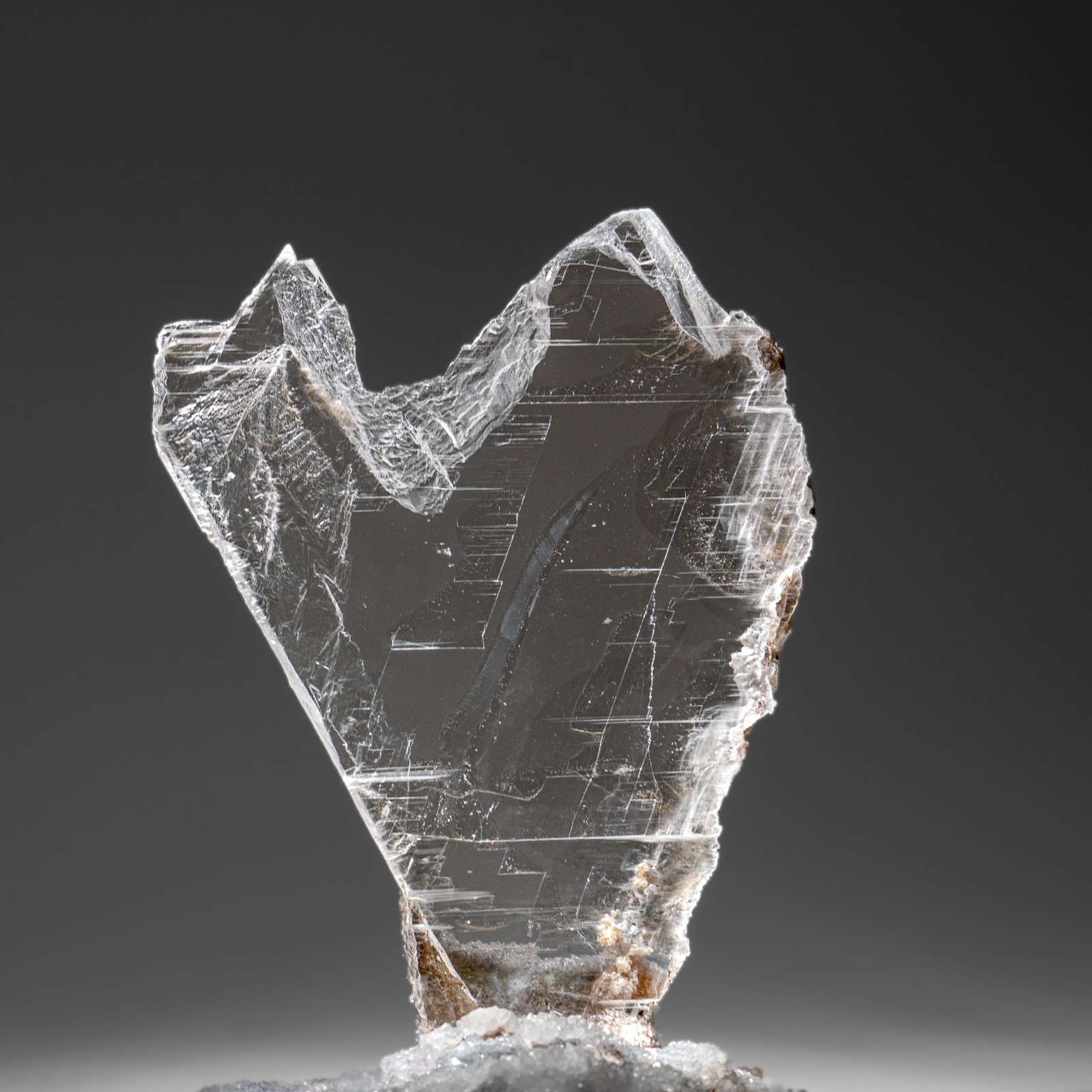 Gypsum Var. Selenite on Matrix from Rio Grande do Sul, Brazil (4.2 lbs)