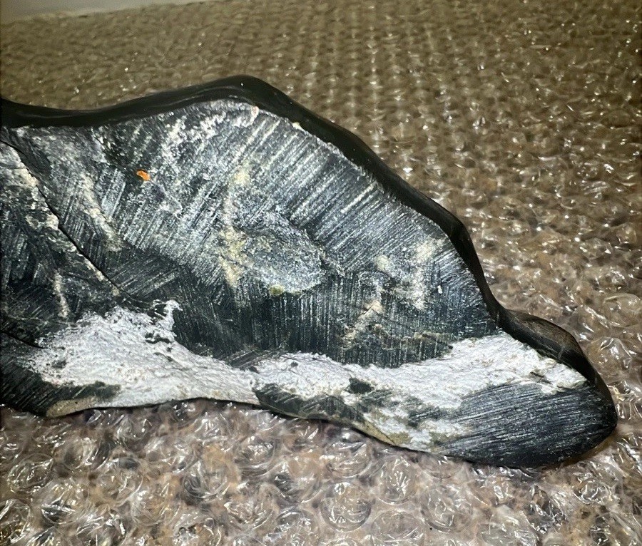 Vintage Japanese Suiseki Bonsai Viewing Stone Mountain Peaks Smooth No Stand