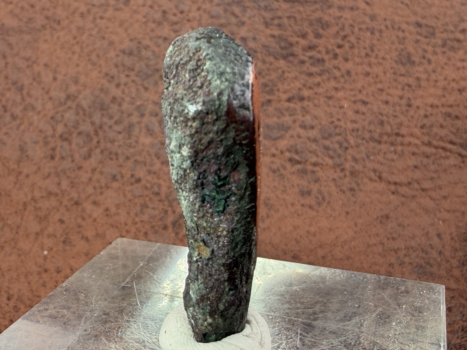 Natural Oxidized Green Glacial Float Copper with Buffed Finish, Michigan 24.9g