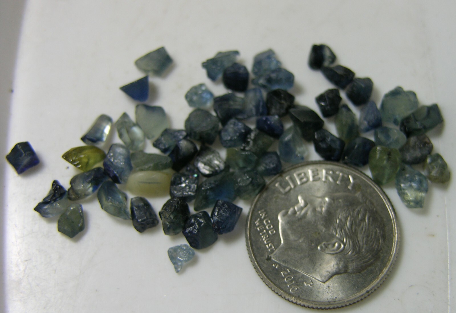 Vietnam 100% Natural Untreated Rough Raw Blue & Green Sapphire 20.00Ct or 4.00g