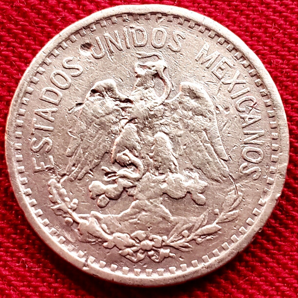 1906 Mexico ESTADOS UNIDOS MEXICANOS Centavo Coin, Bronze, KM# 415