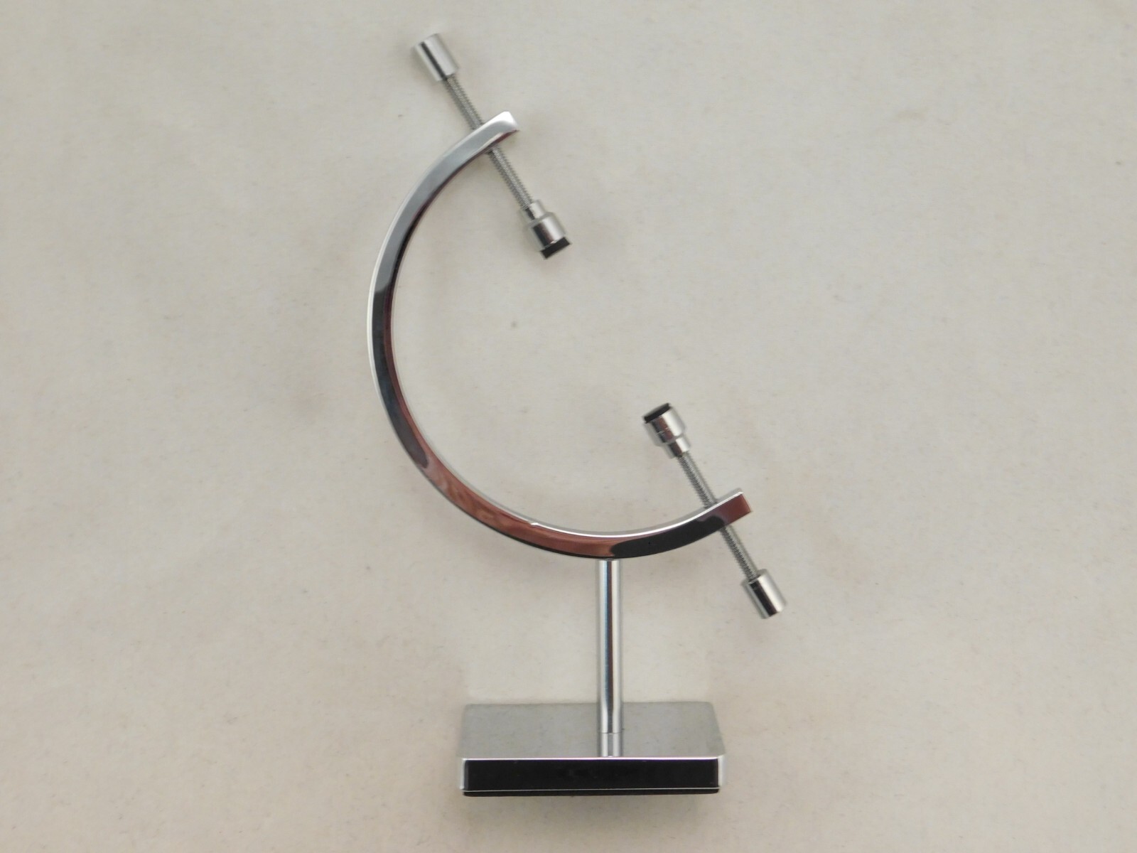 Display Stand CALIPER Type Adjustable Chrome Medium Size