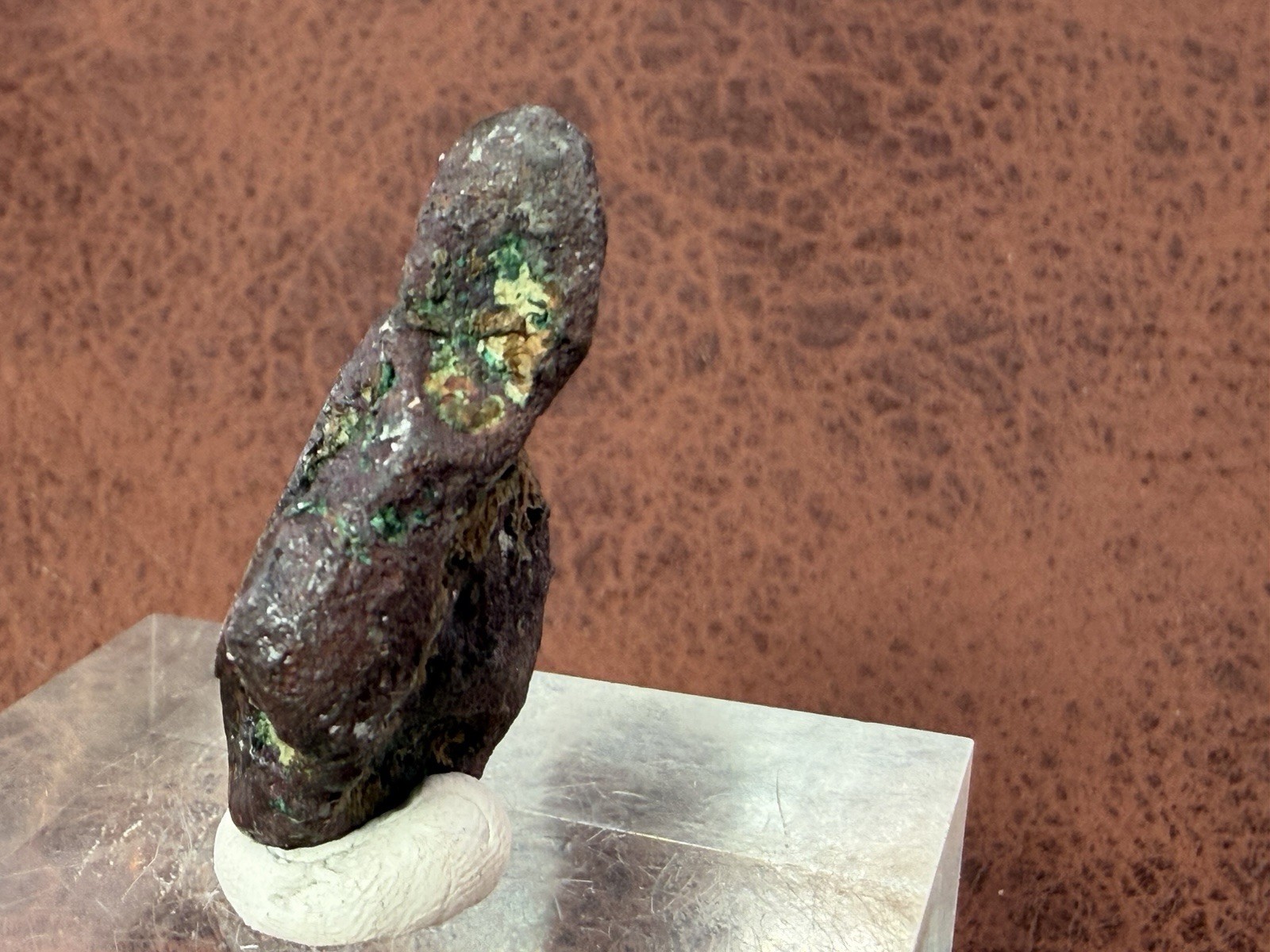 Natural Oxidized Green Glacial Float Copper with Buffed Finish, Michigan 28.3 g