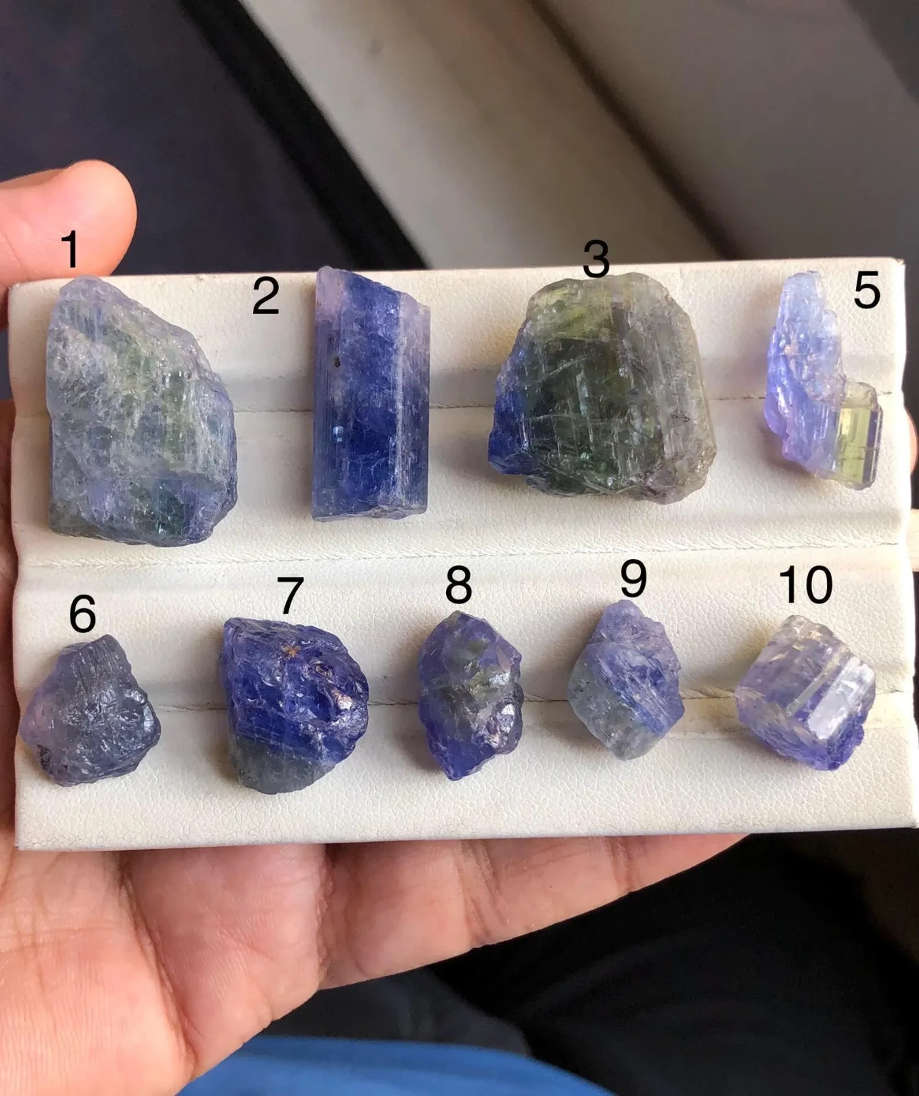 Natural Tanzanite Rough Gemstone, Bi Color Tanzanite Raw, Healing Stone. Tz#17
