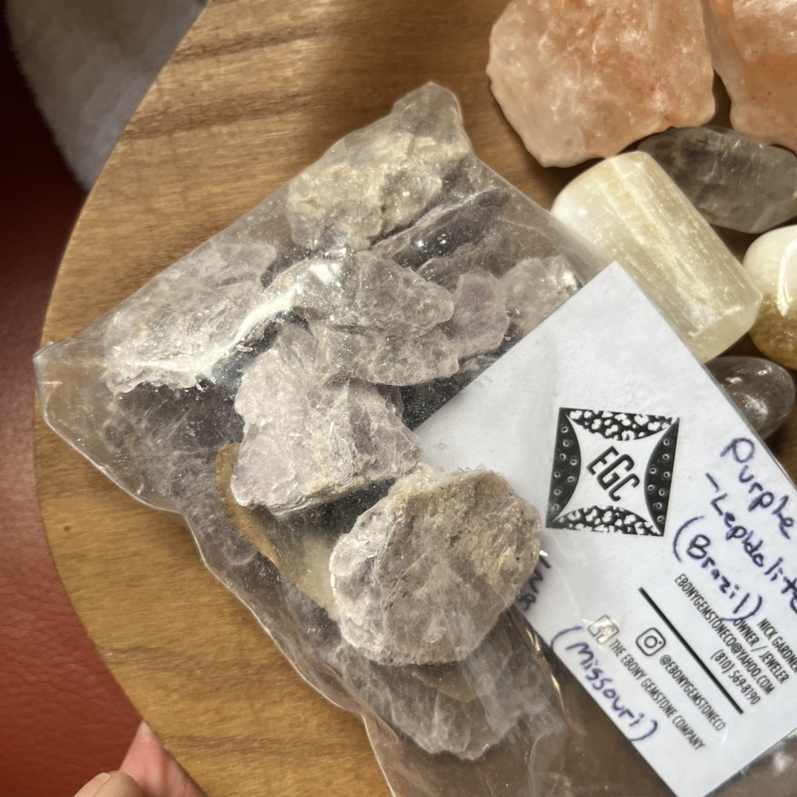 Random lot of assorted crystals and minerals and bracelets/ 1 Beaded Strand