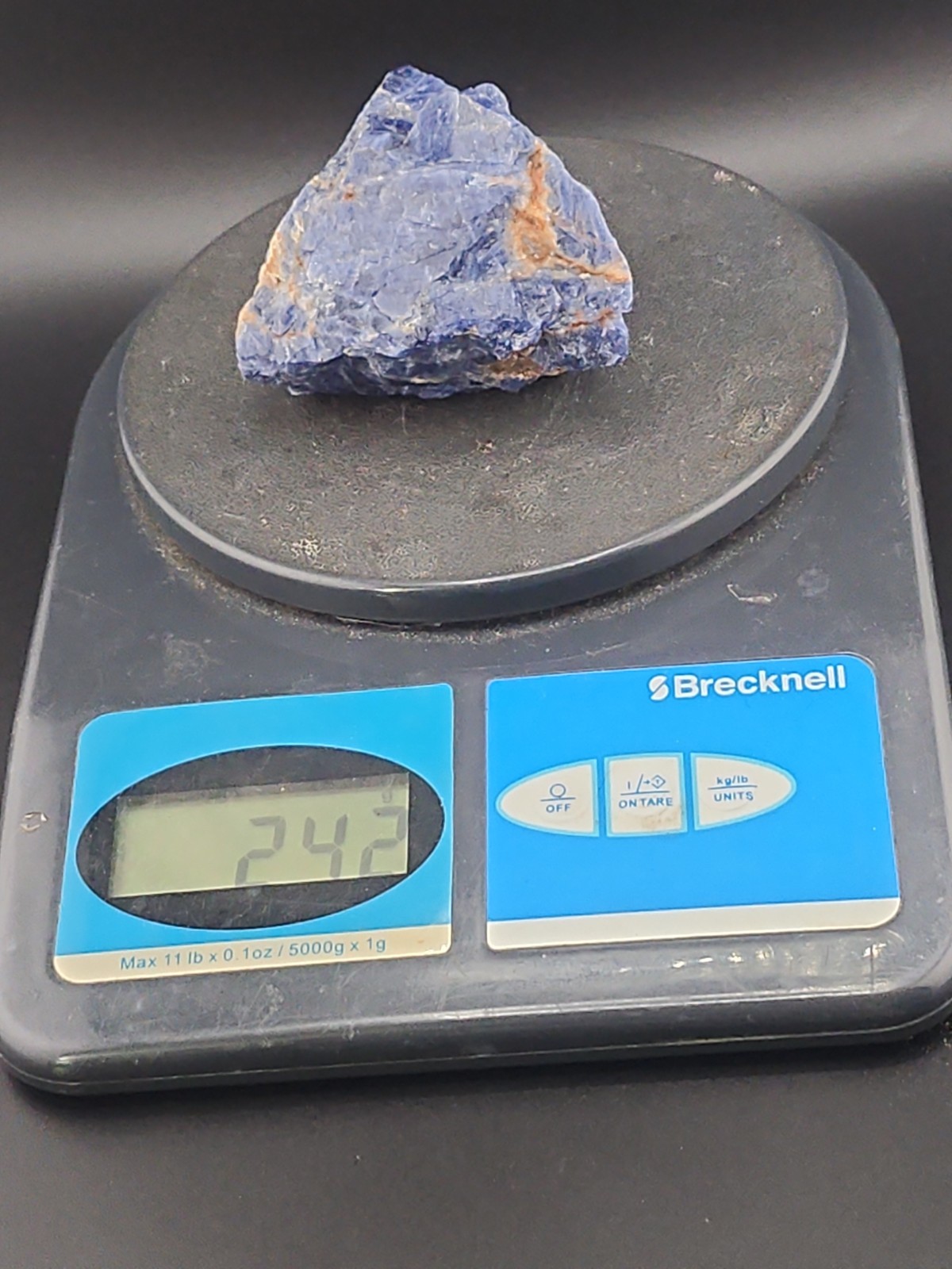 242g Raw Rough Sodalite Blue Stone Rock Crystal Mineral Specimen US Seller!!!