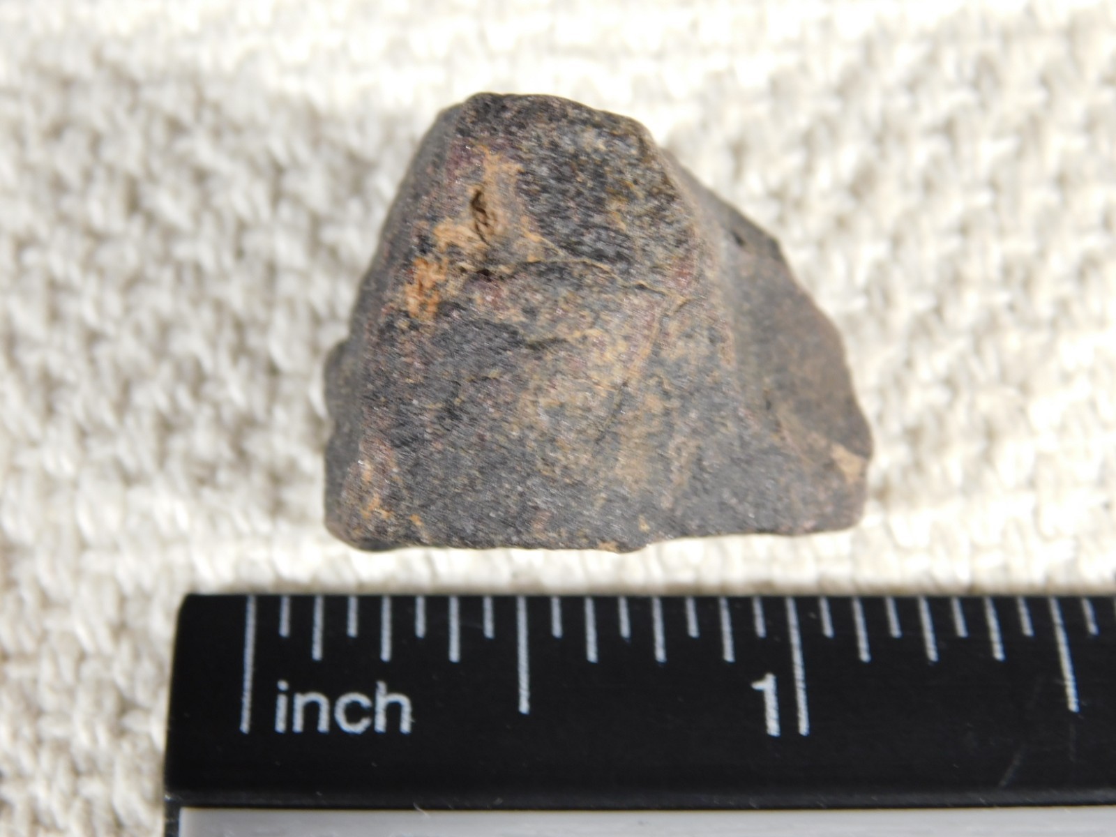 Small Stony METEORITE With Dark Fusion Crust 100% Natural Fell in Libya 15.3gr