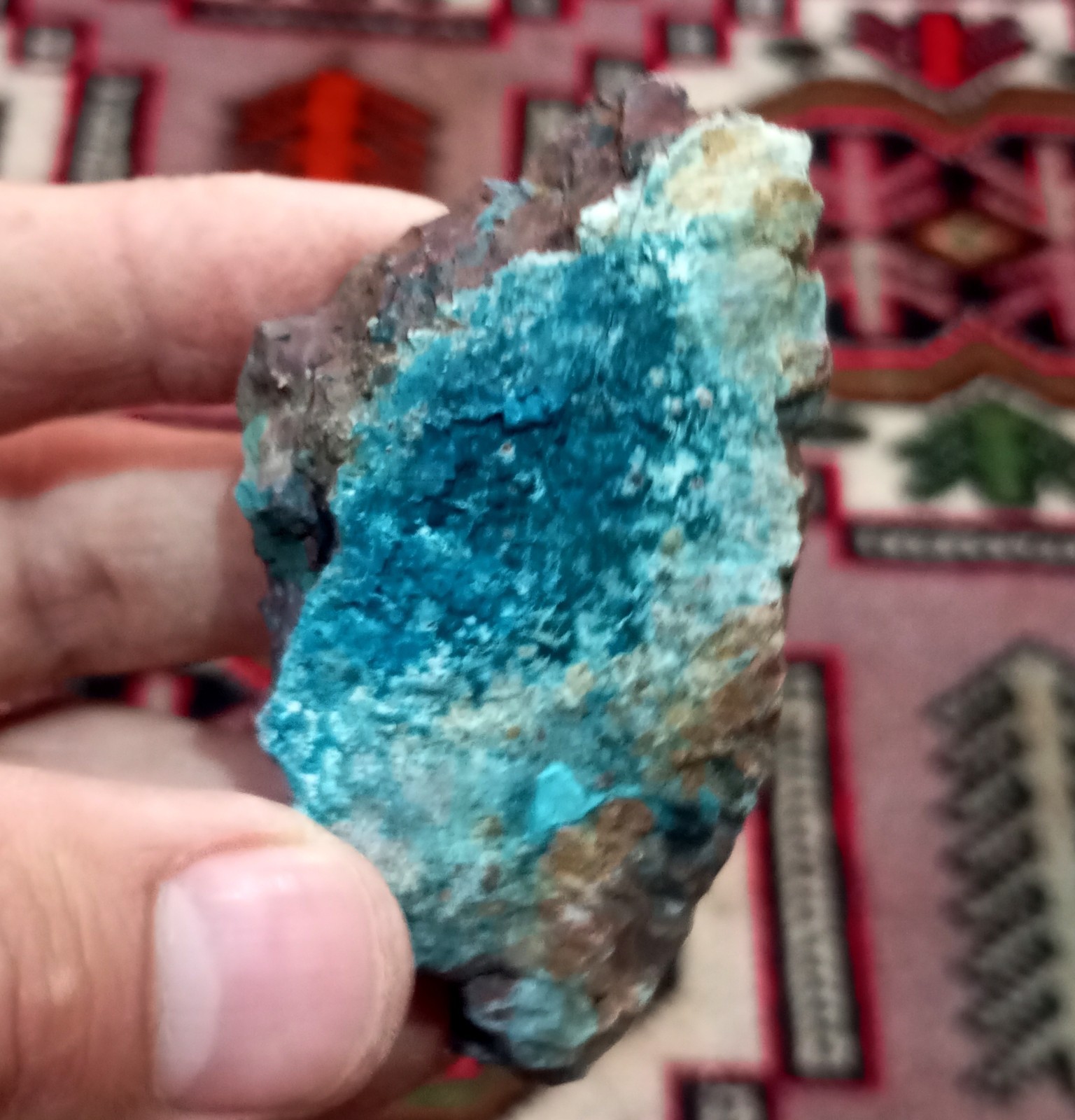Gorgeous Colors Blue Laterite Cobalt Ore