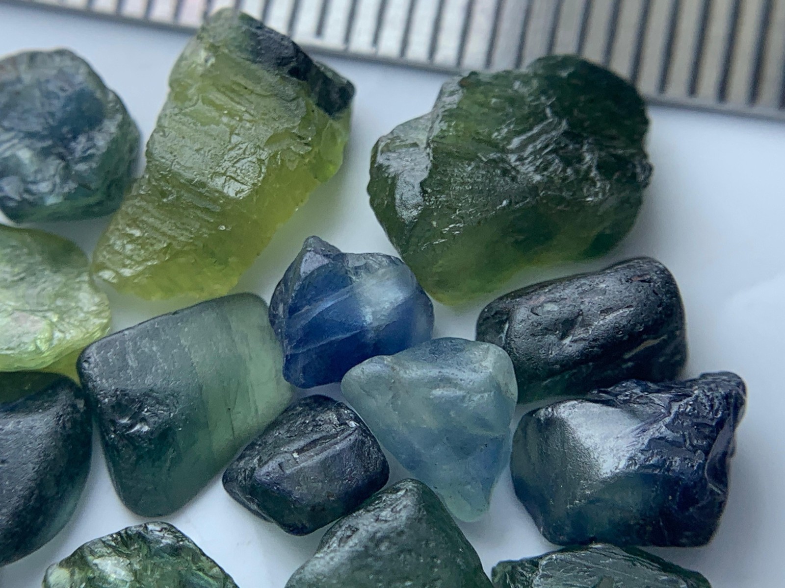 25.50Crt Amazing Facet Grade Teal Sapphire Rough lot @Madagascar