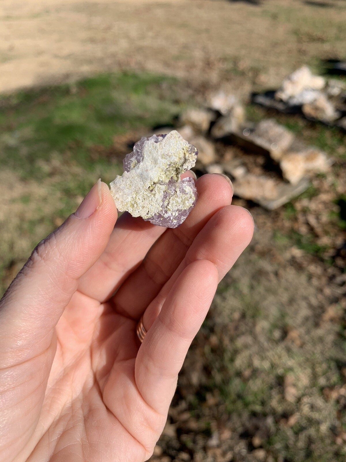 Vintage Collection Mini Purple Lilac Amethyst Crystal Cluster, Veracruz Mexico
