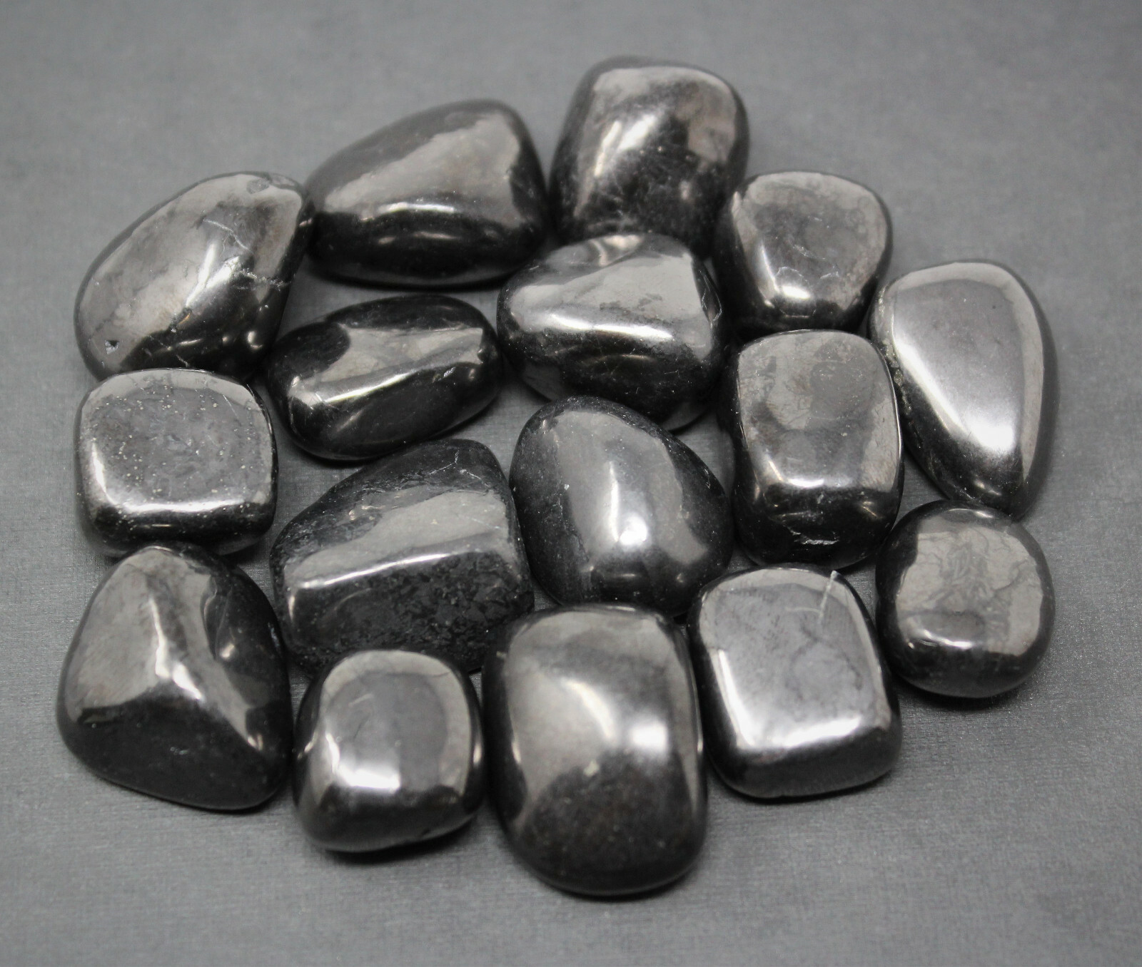 5 Shungite Specimen Tumbled Stones: Medium (Crystal Healing Gemstone Reiki)