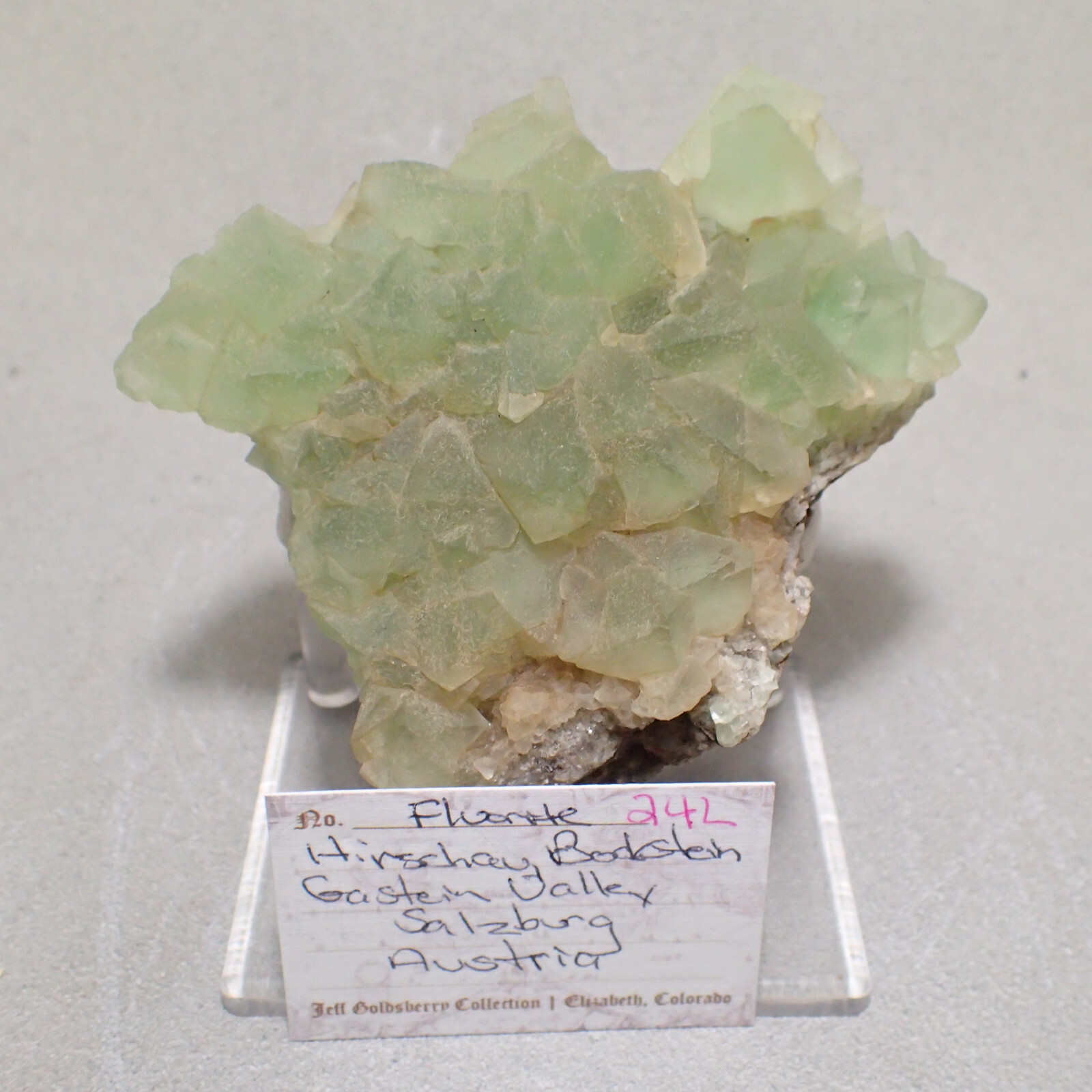 Fluorite, Hirschau, Gastein Valley. Salzburg, Austria